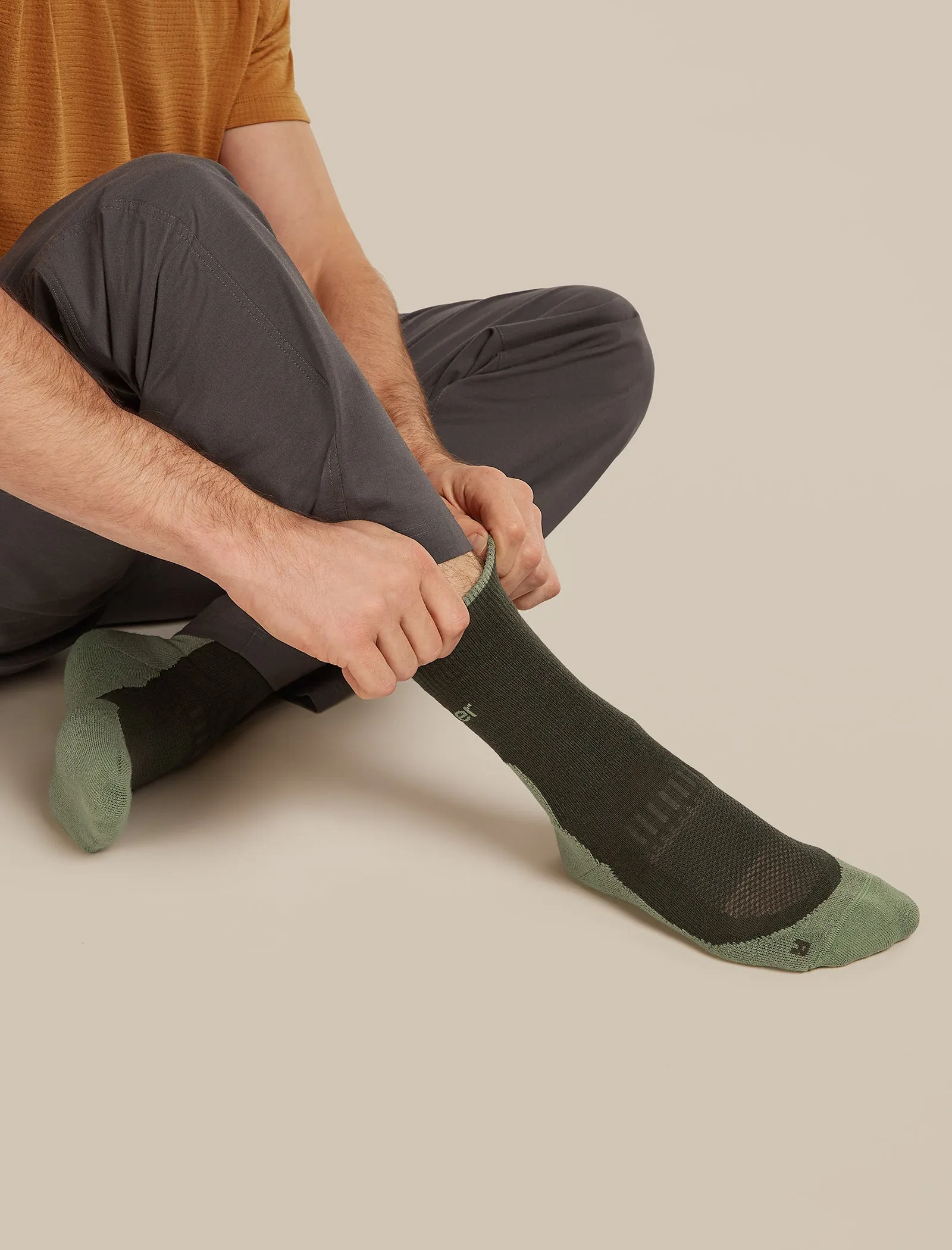 Men's Merino Hike+ Light Crew Socks sold by Icebreaker product image thumbnail 2