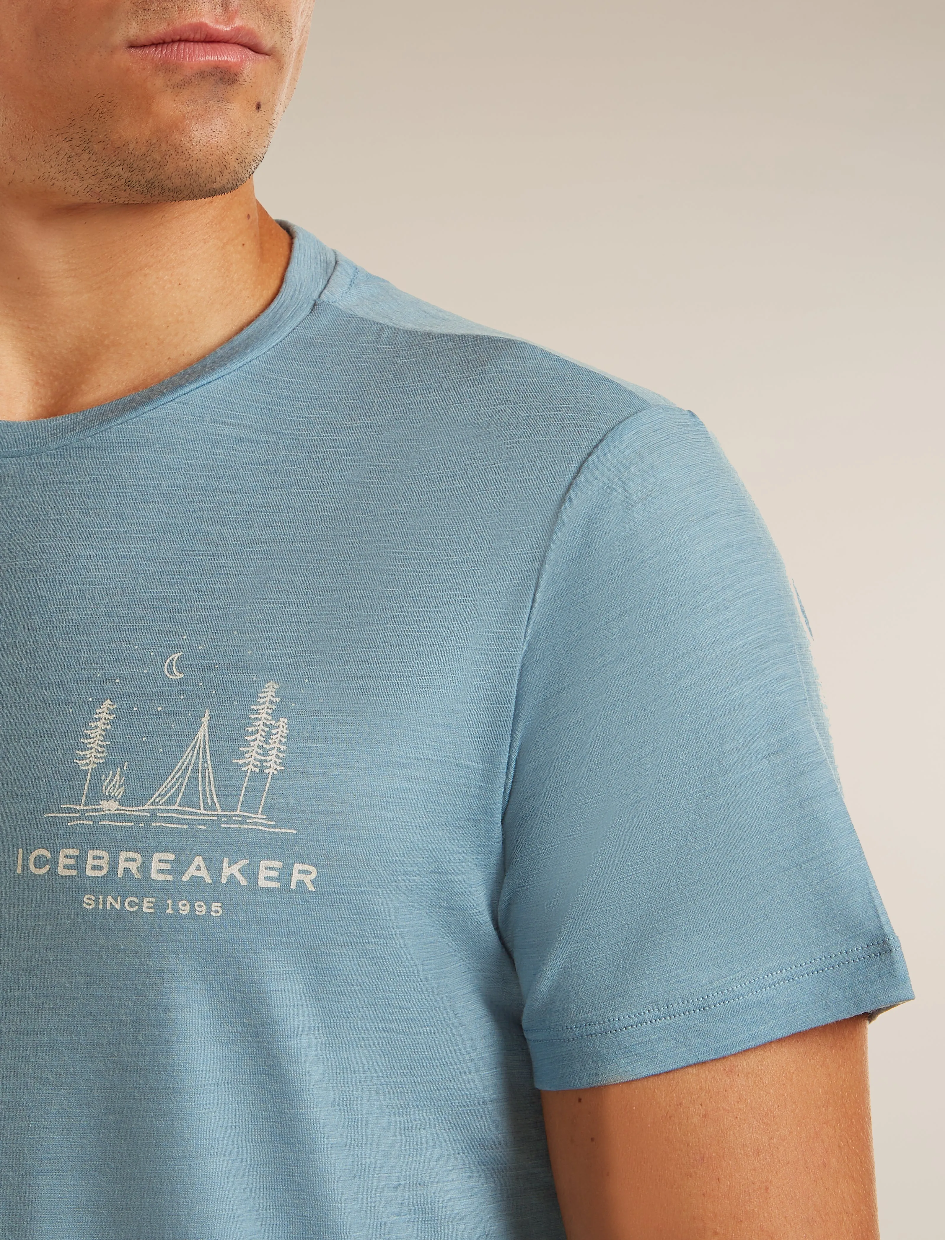 Men's Merino 150 Tech Lite Short Sleeve Tee Peaceful Pass sold by Icebreaker product image thumbnail 5