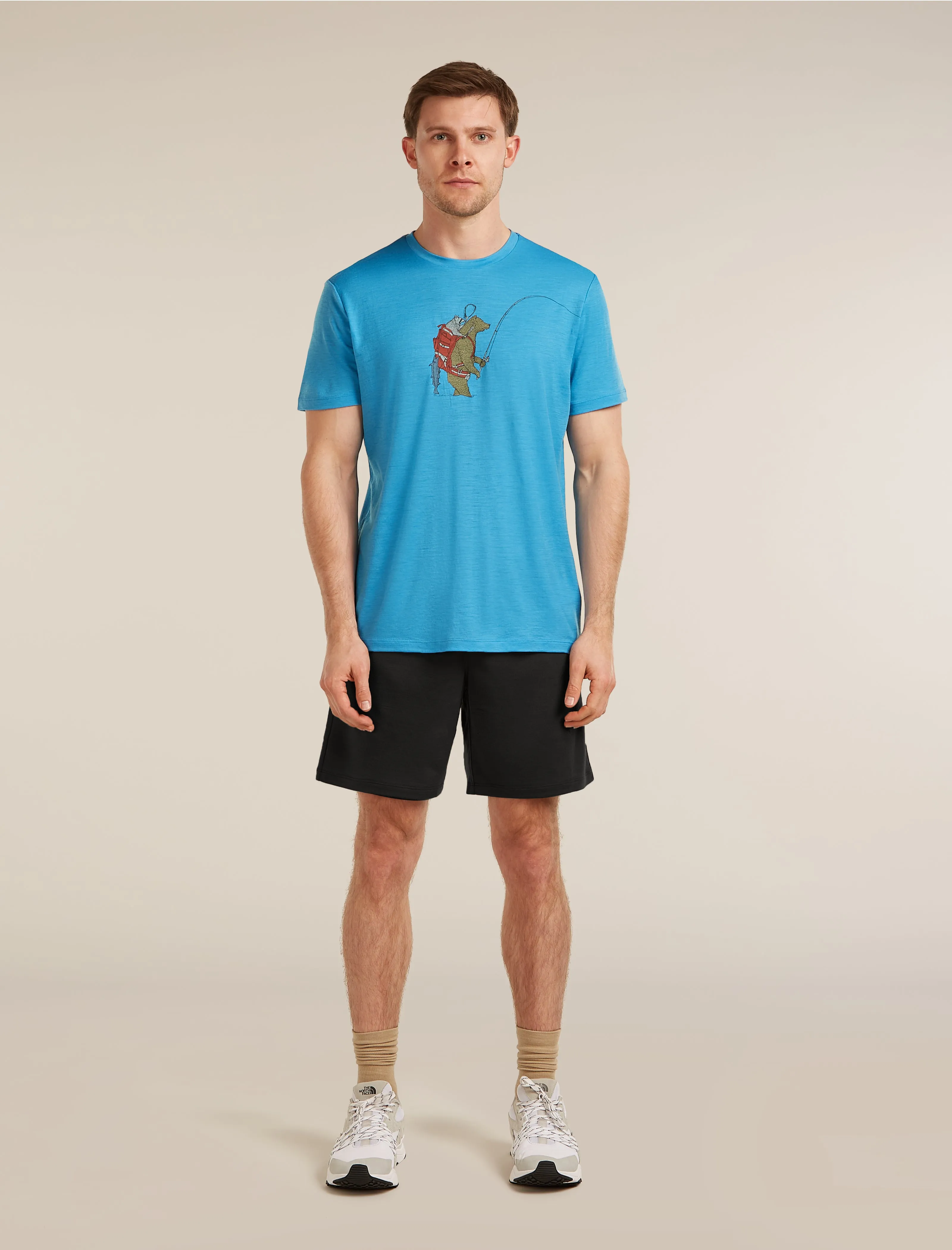 Men's Merino 150 Tech Lite Short Sleeve Tee Bear Catch sold by Icebreaker product image thumbnail 3
