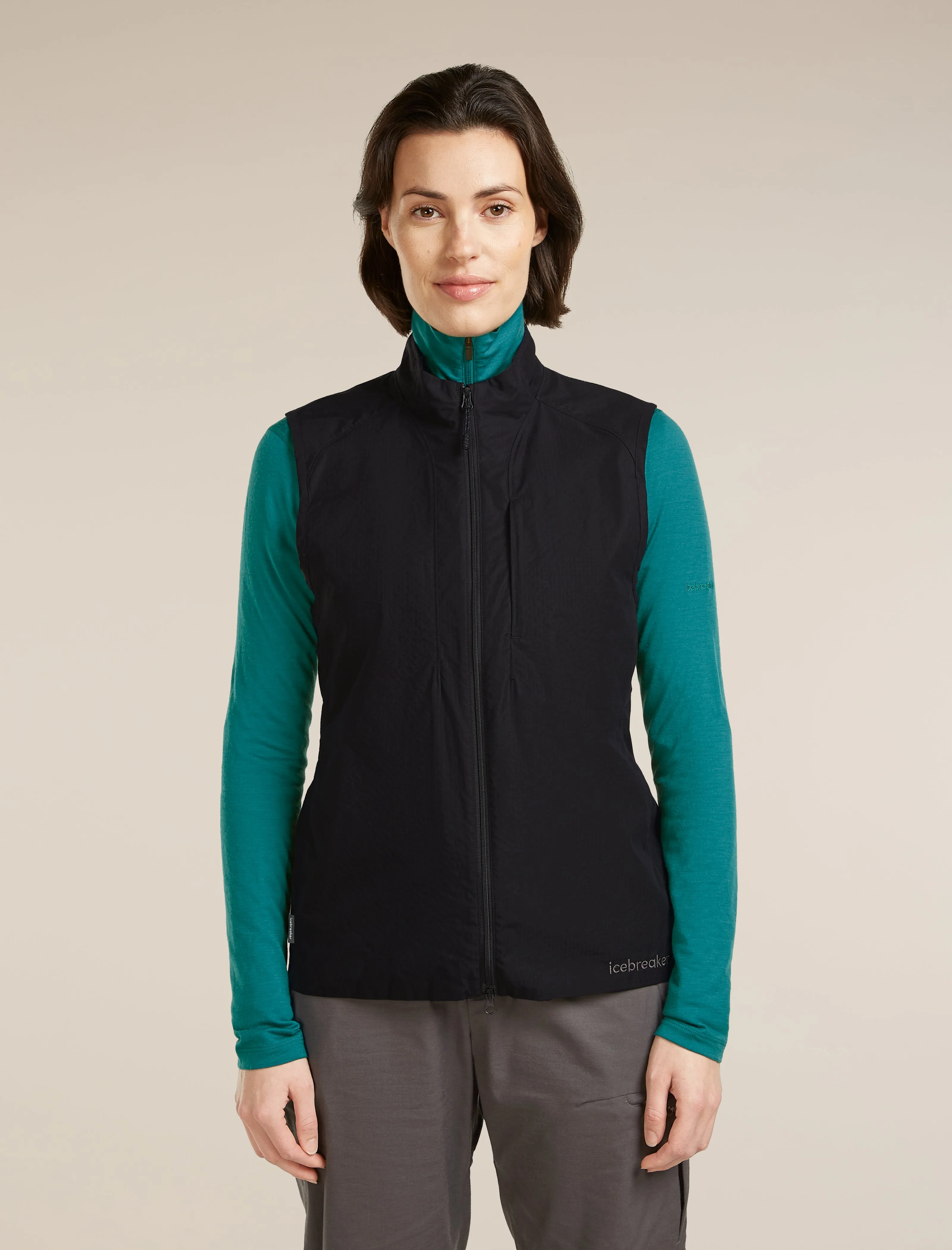 Women's Shell+™ Cotton Elevation Windbreaker Vest sold by Icebreaker