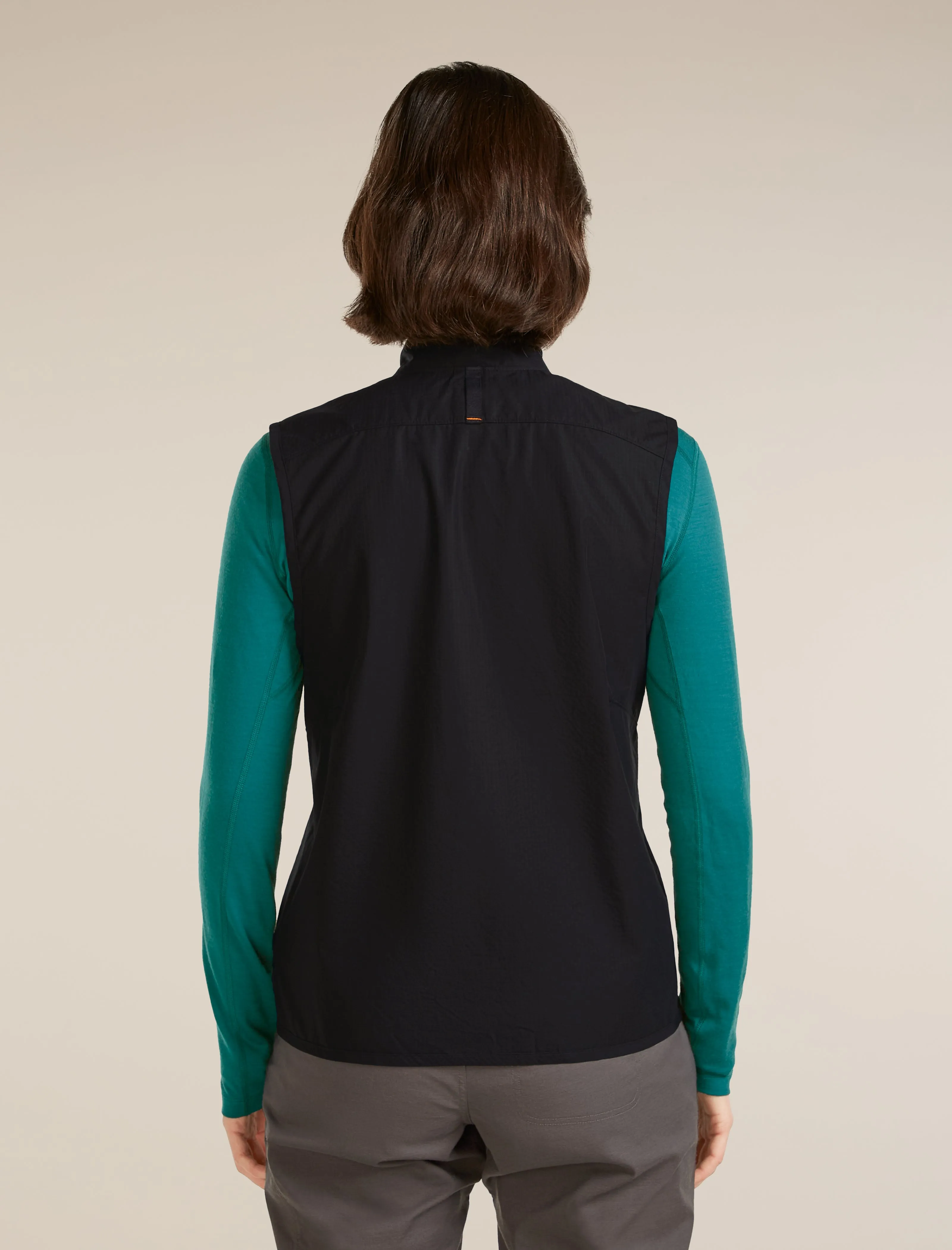 Women's Shell+™ Cotton Elevation Windbreaker Vest sold by Icebreaker product image thumbnail 2