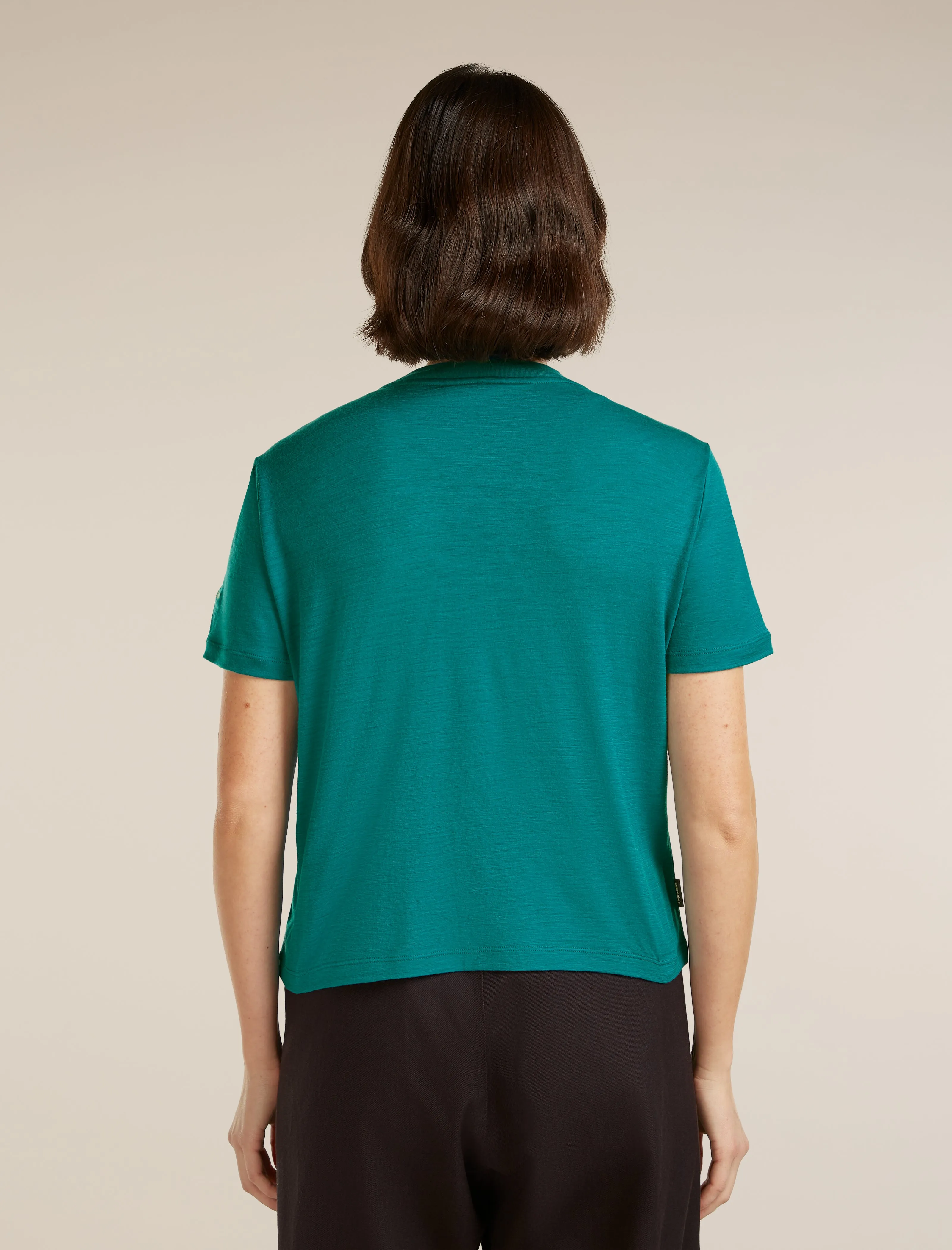 Women's Merino 150 Tech Lite Short Sleeve Crop Tee sold by Icebreaker product image thumbnail 2