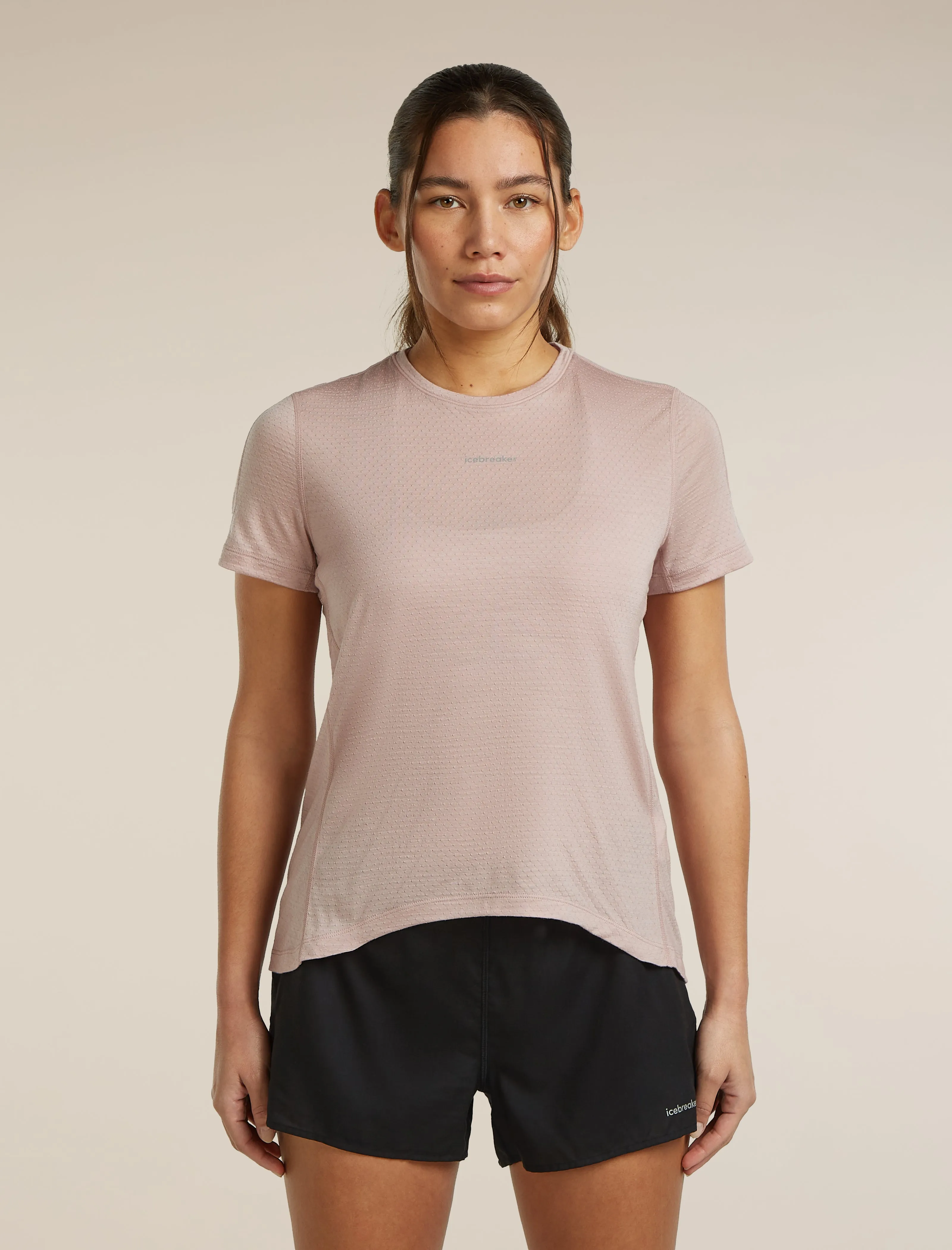 Women's Merino Blend 125 Cool-Lite™ Speed Short Sleeve Slit Back Tee sold by Icebreaker