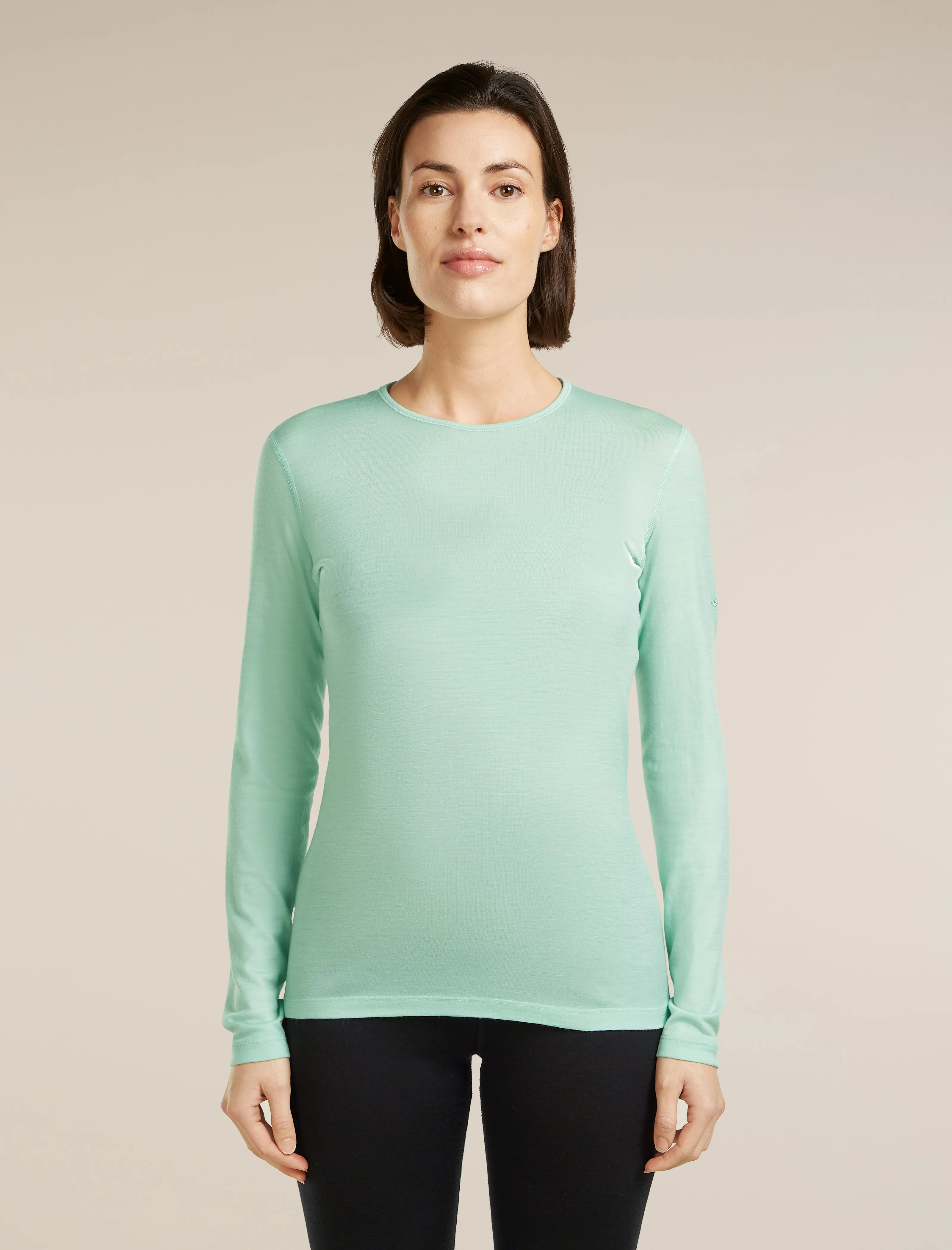Women's Merino 200 Oasis Long Sleeve Crewe sold by Icebreaker
