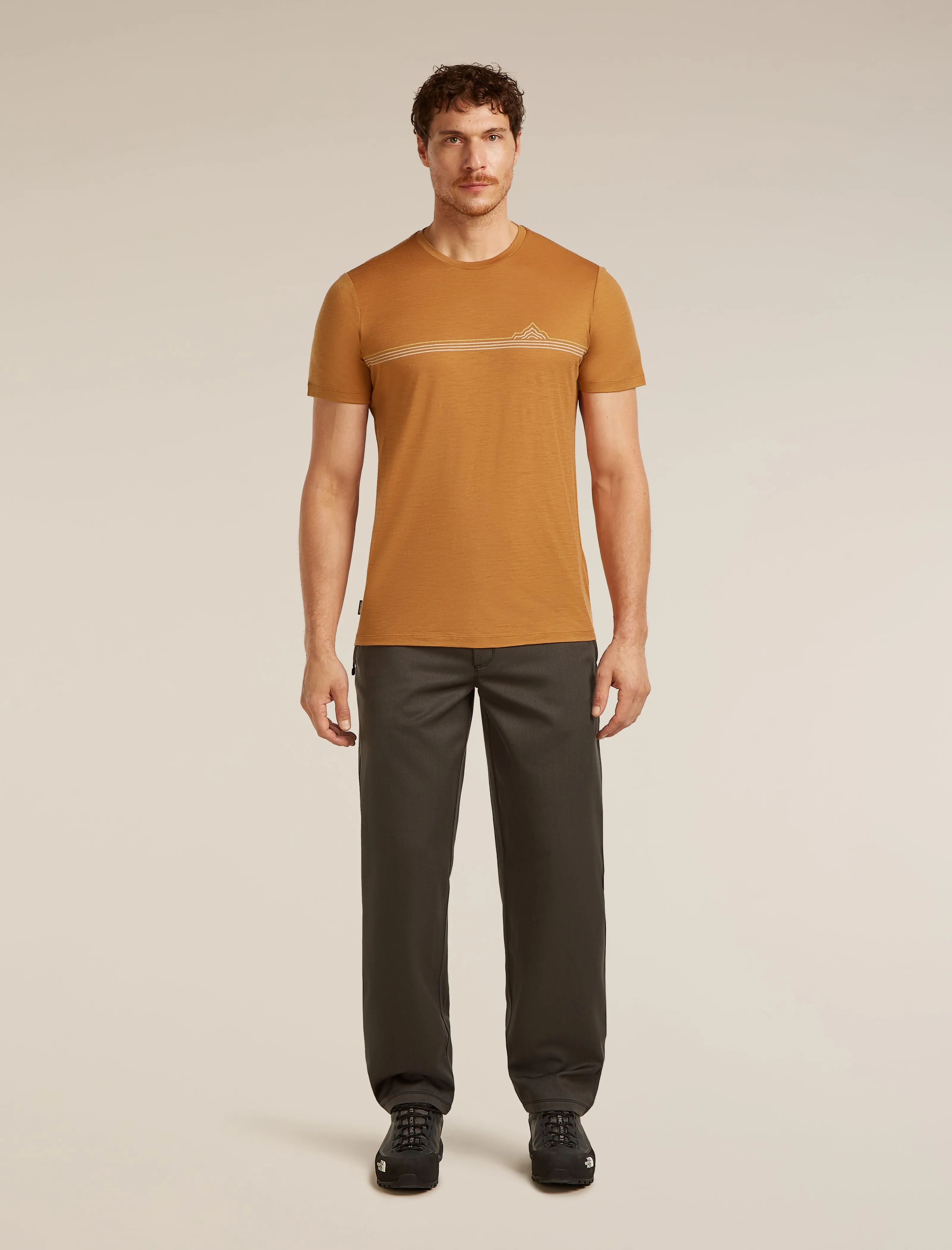 Men's Merino 150 Tech Lite Short Sleeve Tee Range Stripes sold by Icebreaker product image thumbnail 3