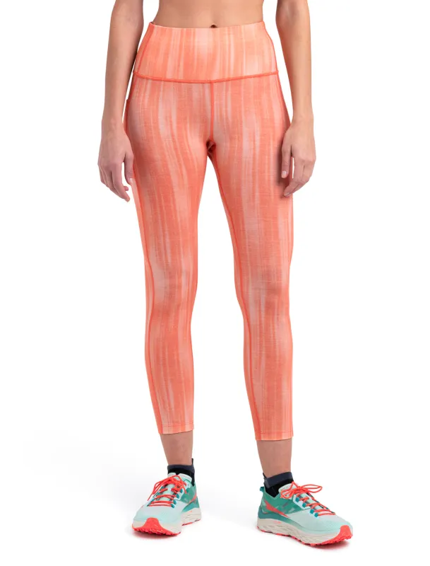 Women's Merino 260 Fastray II 25" High Rise Tights Light Reflections made by Icebreaker