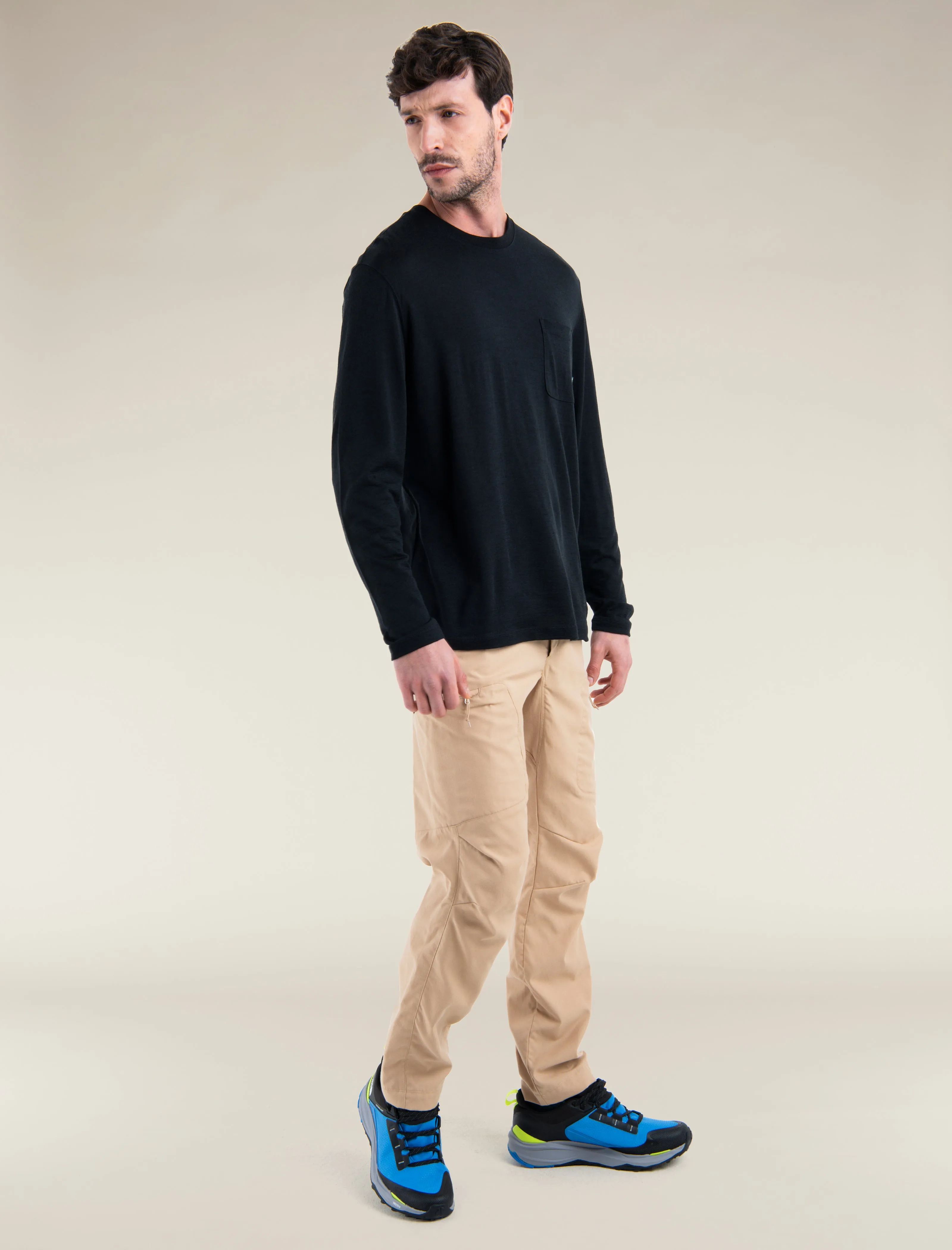Men's Merino 150 Tech Lite Long Sleeve Relaxed Pocket T-Shirt sold by Icebreaker product image thumbnail 3