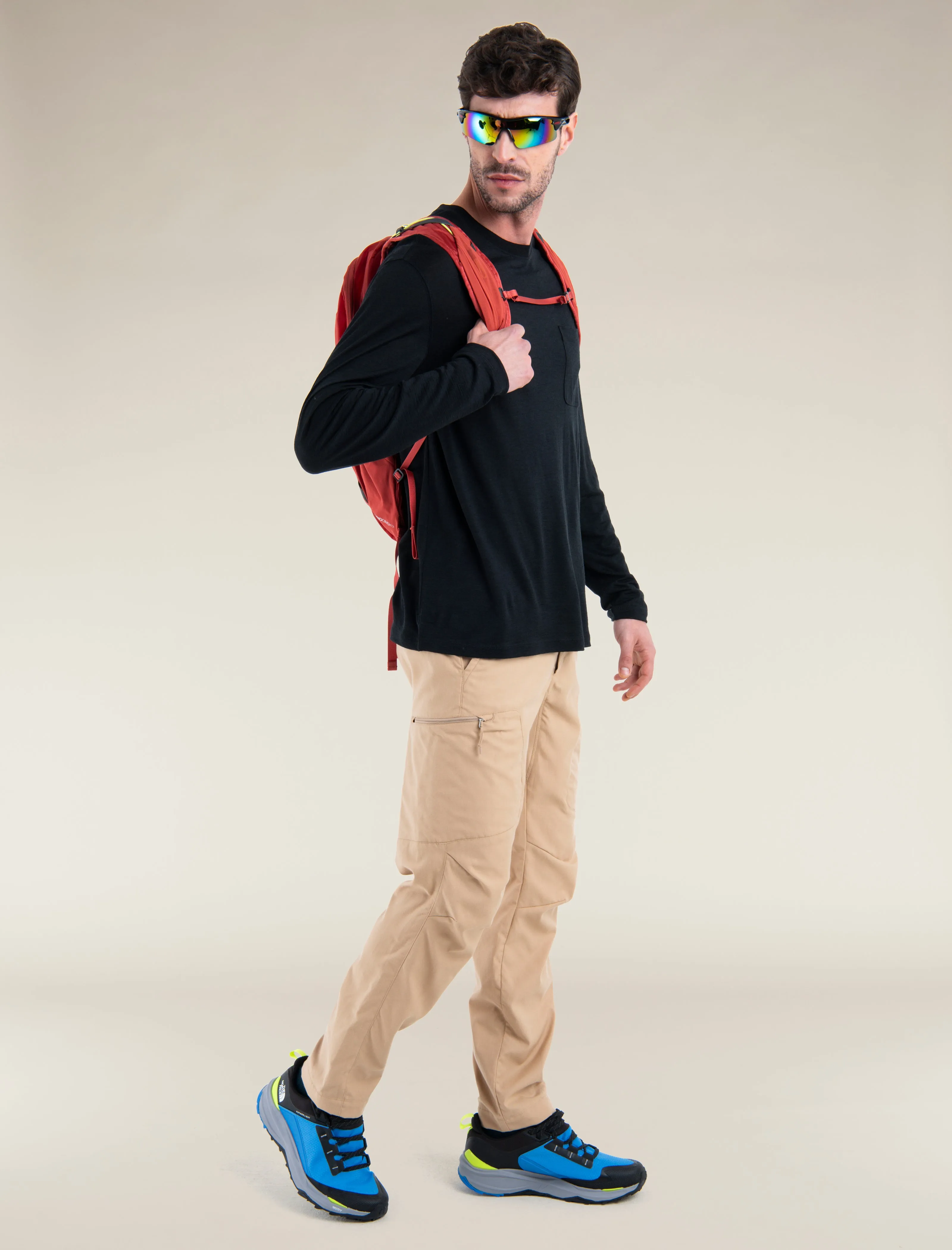 Men's Merino 150 Tech Lite Long Sleeve Relaxed Pocket T-Shirt sold by Icebreaker product image thumbnail 4