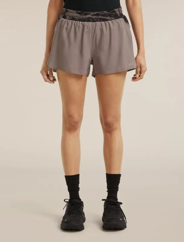 Women's Merino Blend 125 ZoneKnit™ Speed 3" Shorts sold by Icebreaker