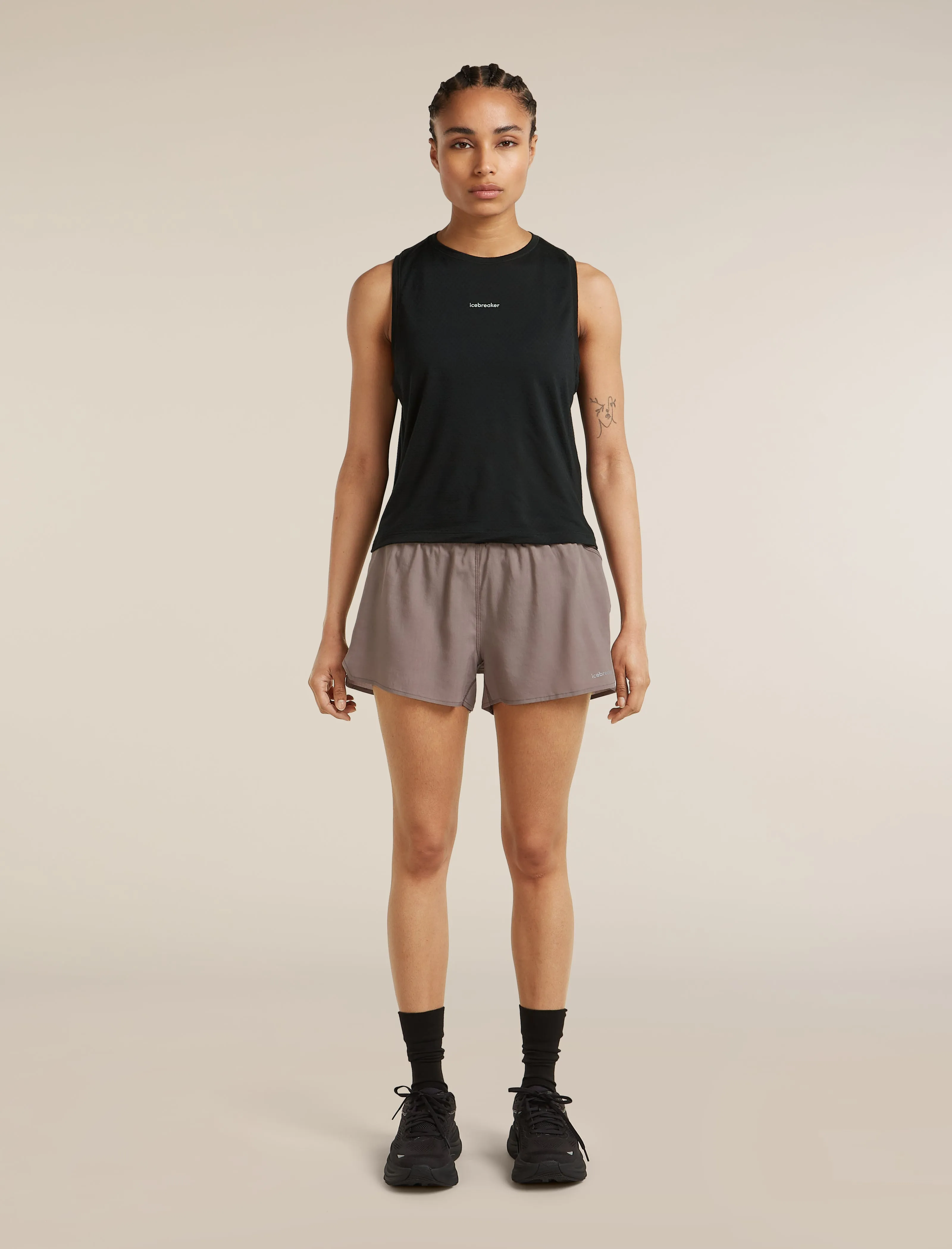 Women's Merino Blend 125 ZoneKnit™ Speed 3" Shorts sold by Icebreaker product image thumbnail 3
