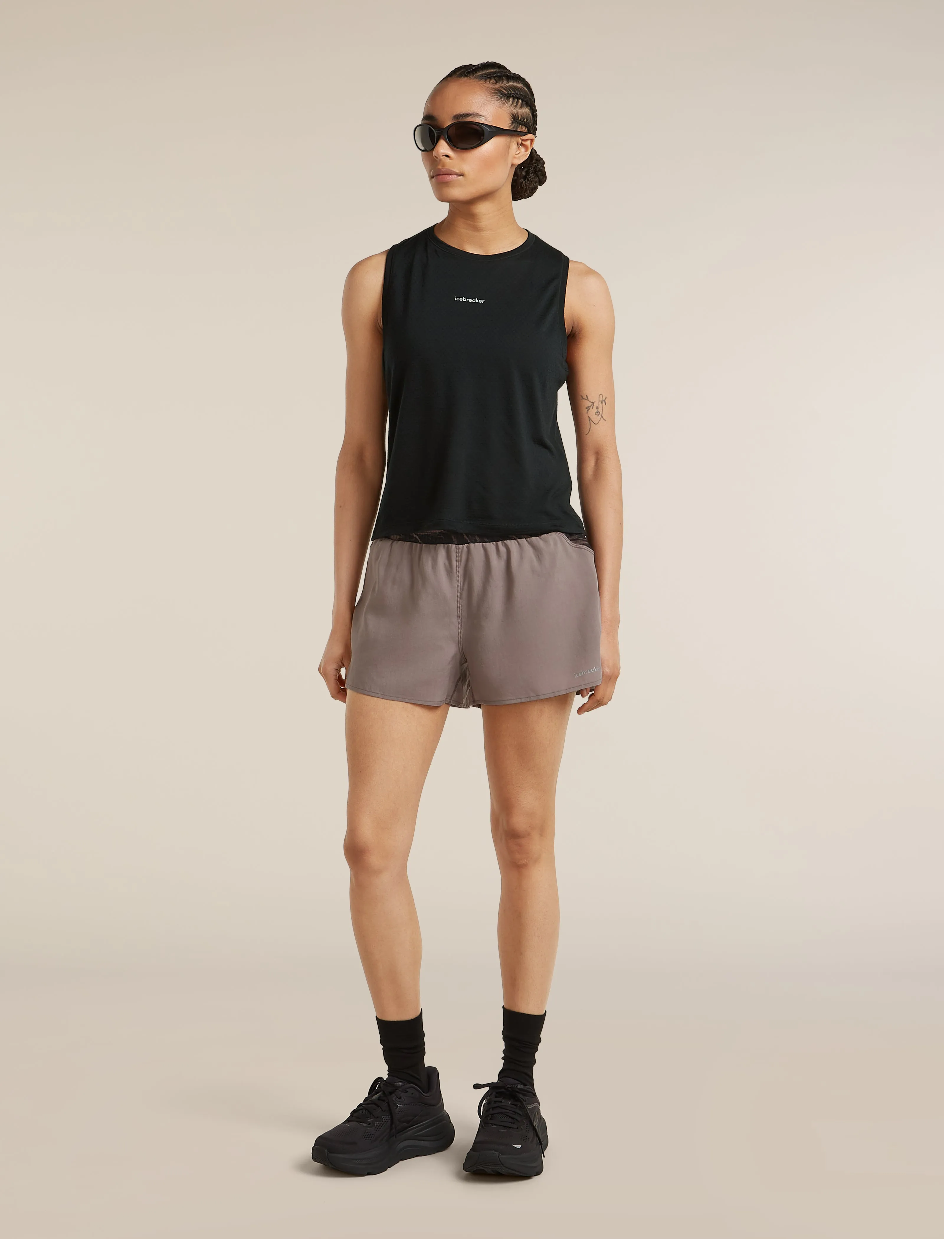 Women's Merino Blend 125 ZoneKnit™ Speed 3" Shorts sold by Icebreaker product image thumbnail 4