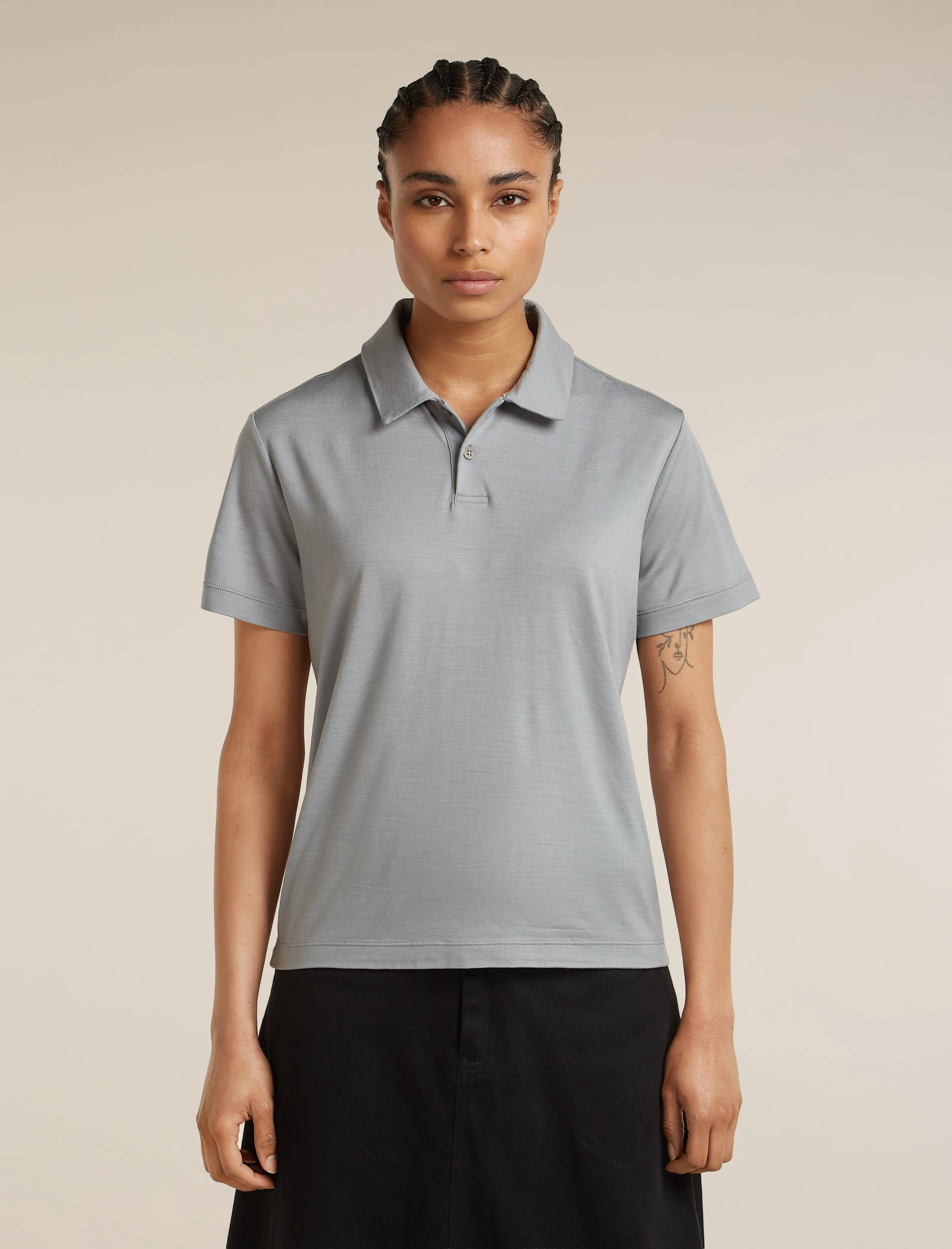 Women's 15.5 MerinoFine™ Short Sleeve Polo sold by Icebreaker