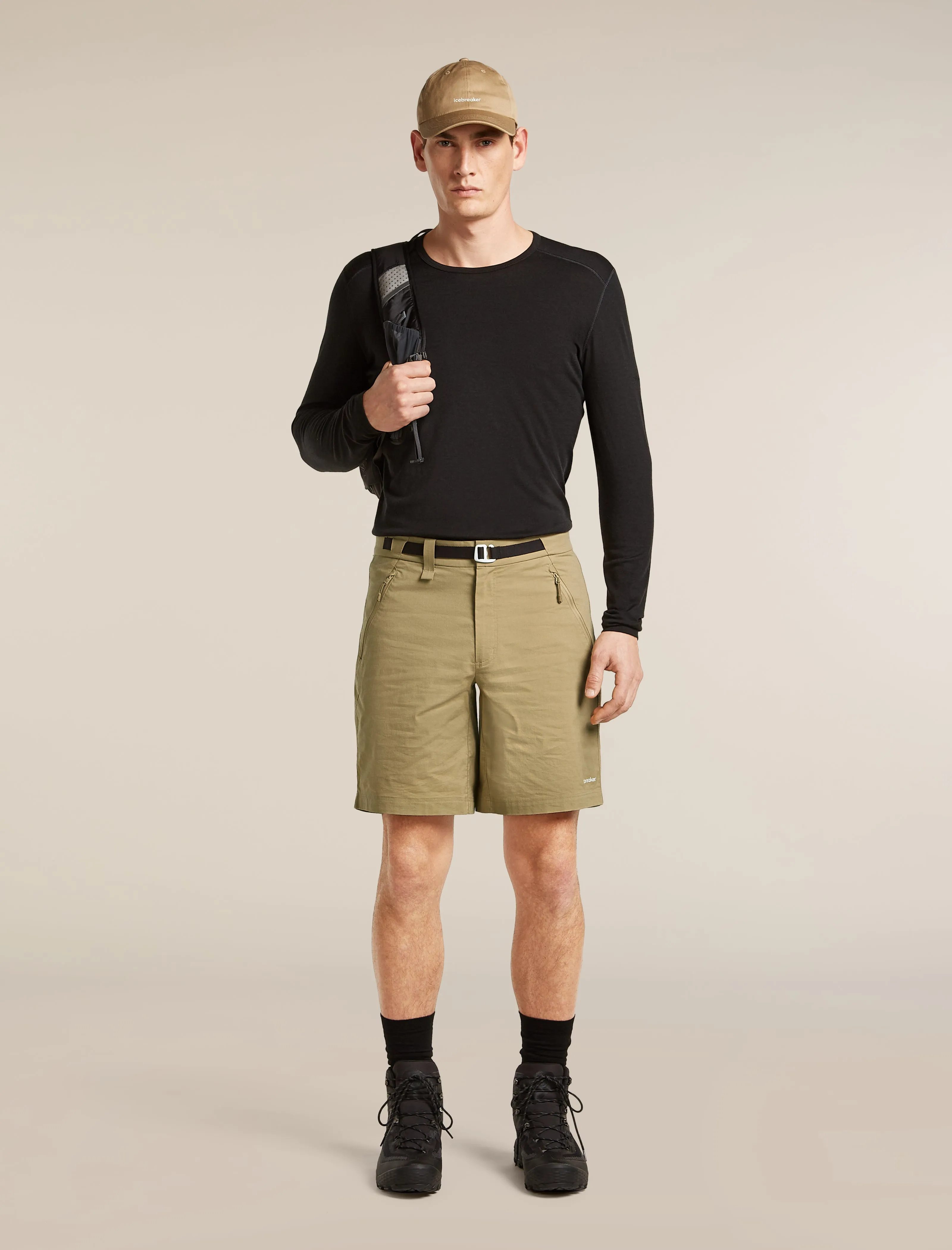 Men's Merino Blend Elevation Stretch 9" Shorts sold by Icebreaker product image thumbnail 4