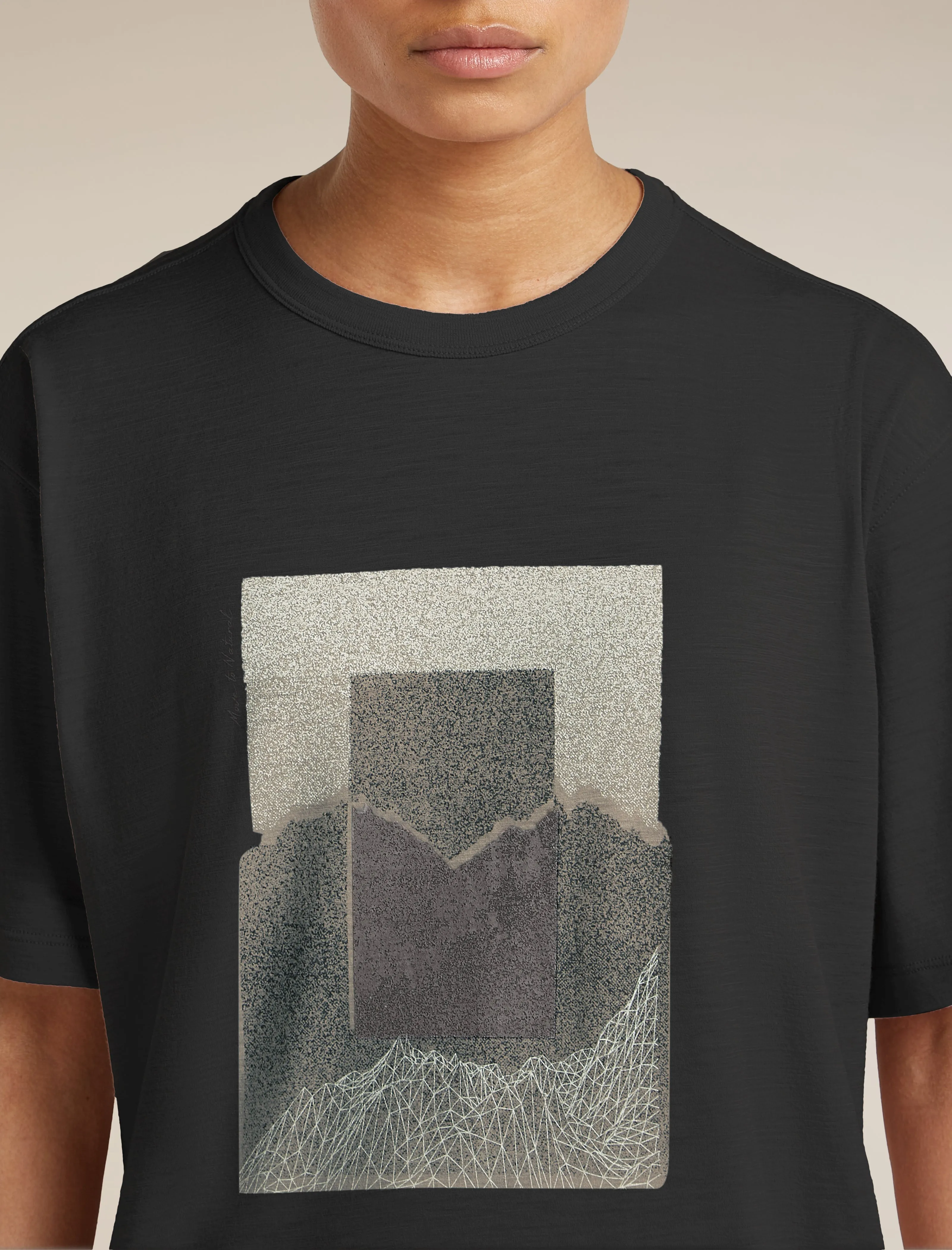 Women's Merino 150 Tech Lite Short Sleeve Relaxed Tee Mountain Shift sold by Icebreaker product image thumbnail 5