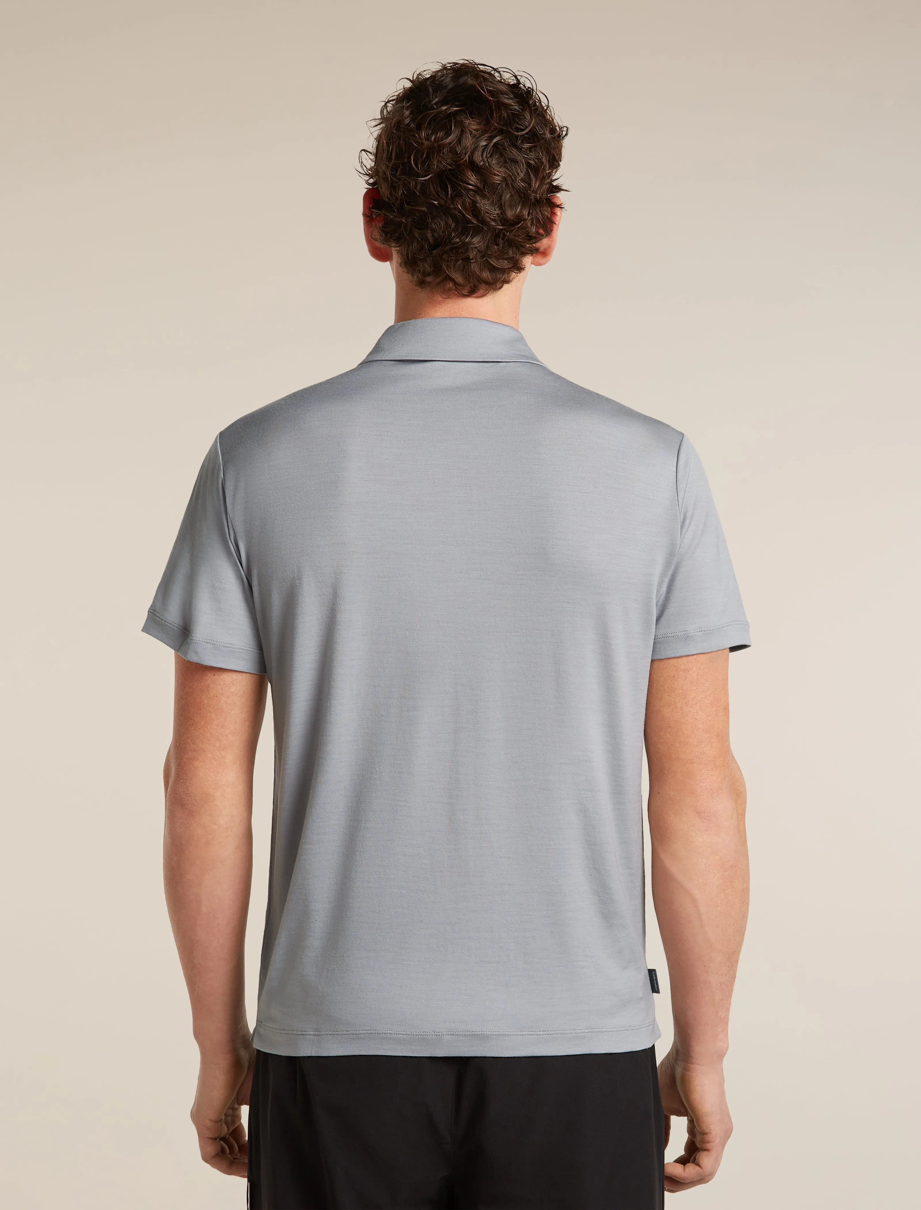 Men's 15.5 MerinoFine™ Short Sleeve Polo sold by Icebreaker product image thumbnail 2