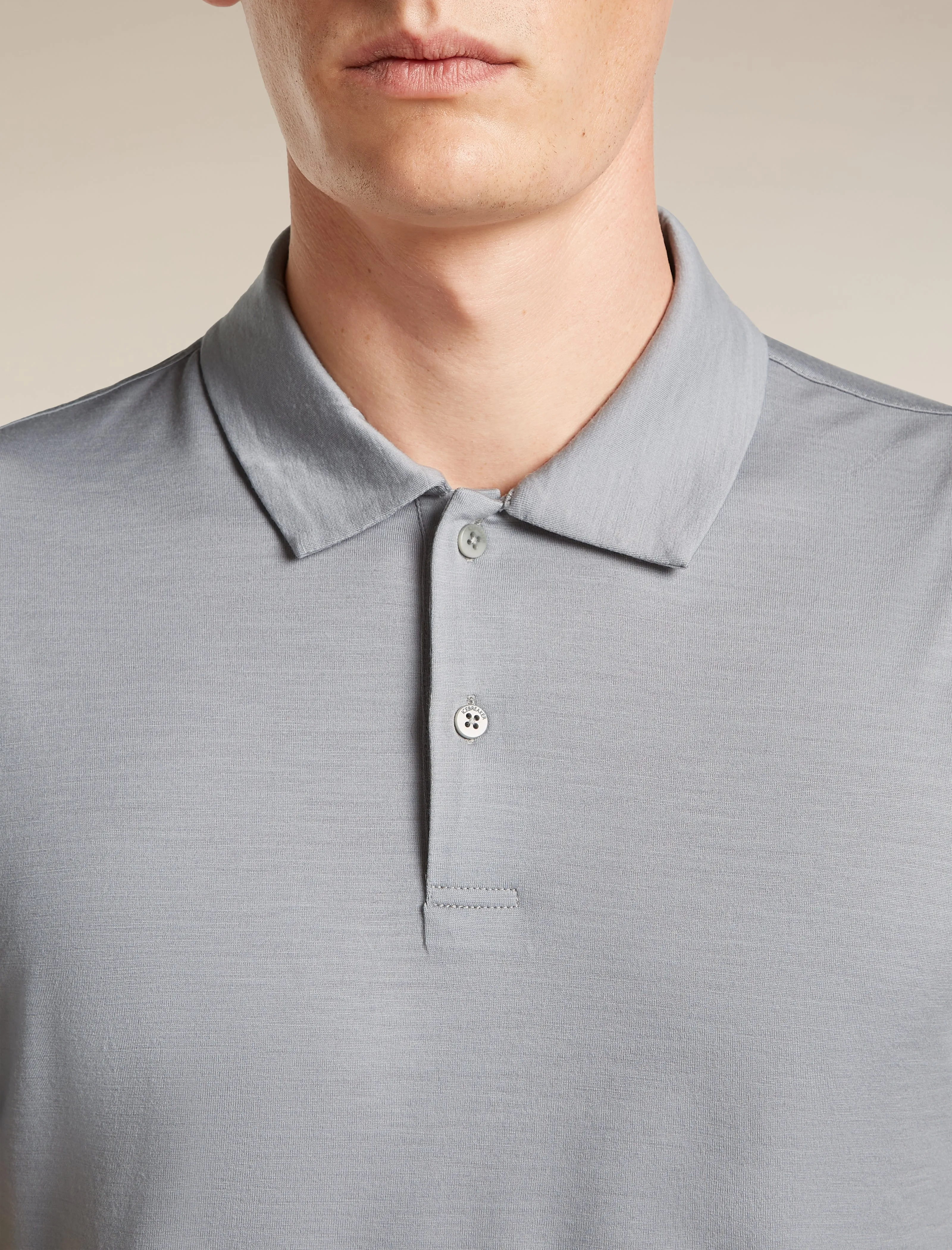Men's 15.5 MerinoFine™ Short Sleeve Polo sold by Icebreaker product image thumbnail 5