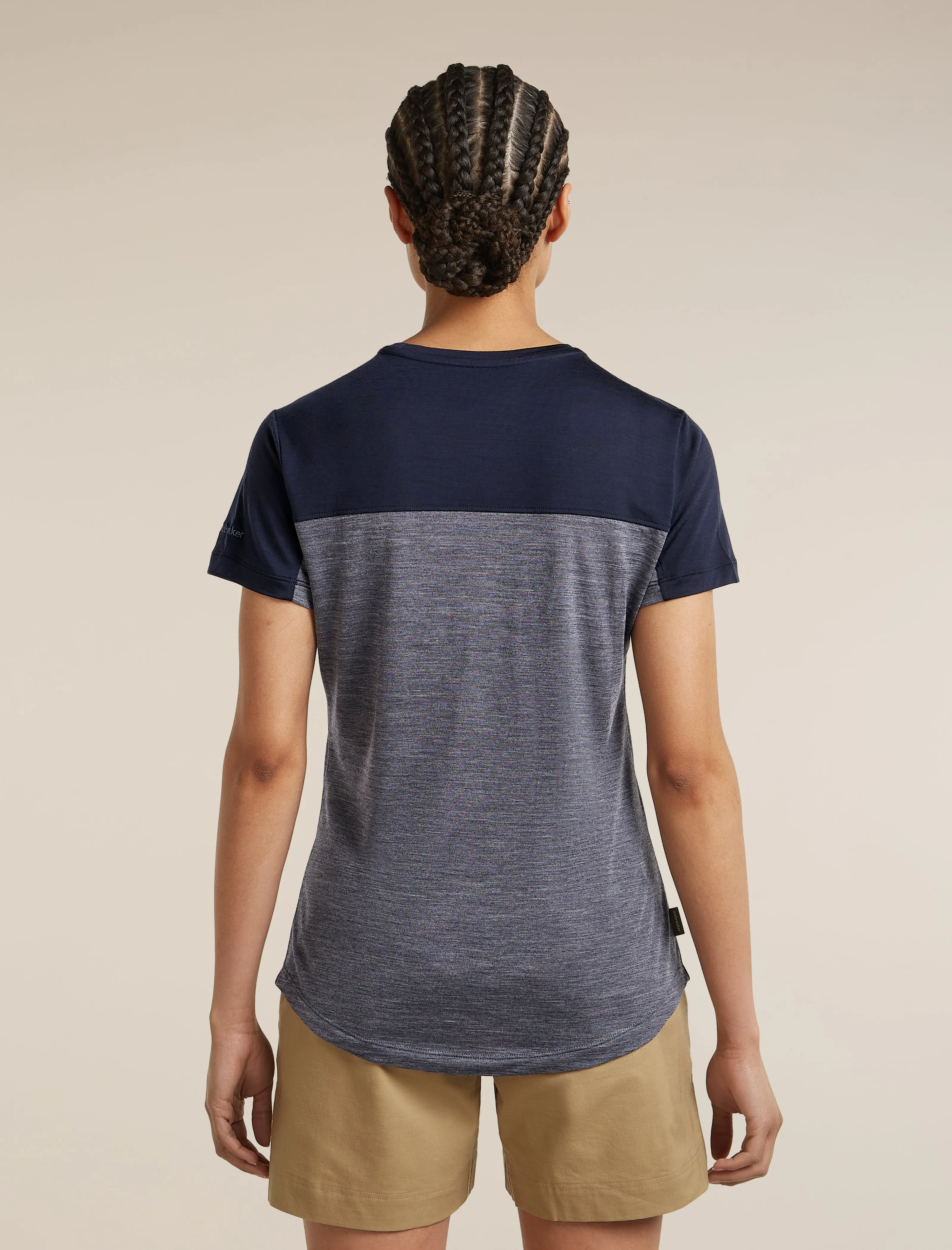 Women's Merino Blend 125 Cool-Lite™ Sphere Short Sleeve Tee Colour Block sold by Icebreaker product image thumbnail 2