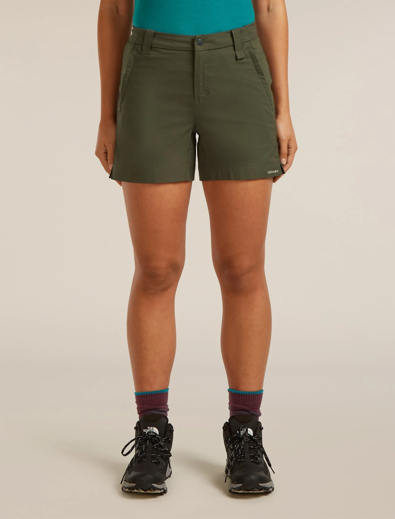 Women's Merino Blend Elevation Stretch 5" Shorts sold by Icebreaker