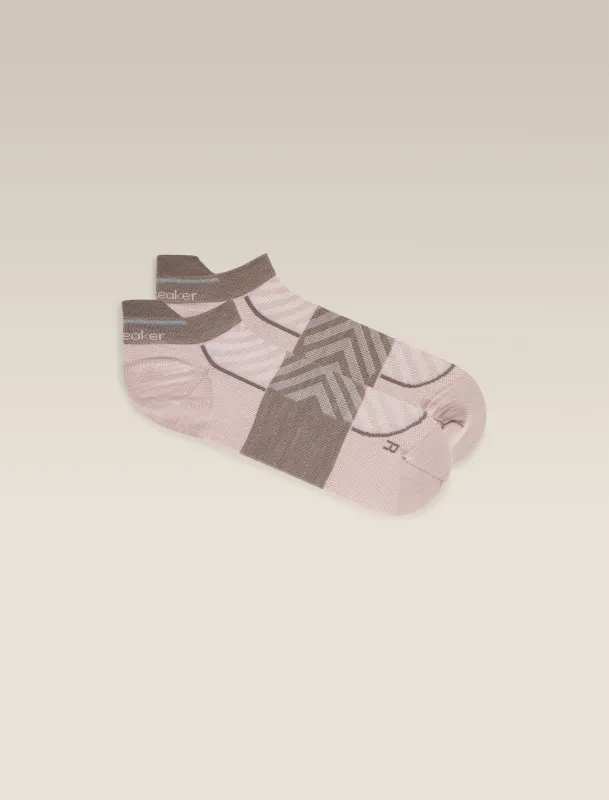 Women's Merino Blend Run+ Ultralight Micro Socks made by Icebreaker