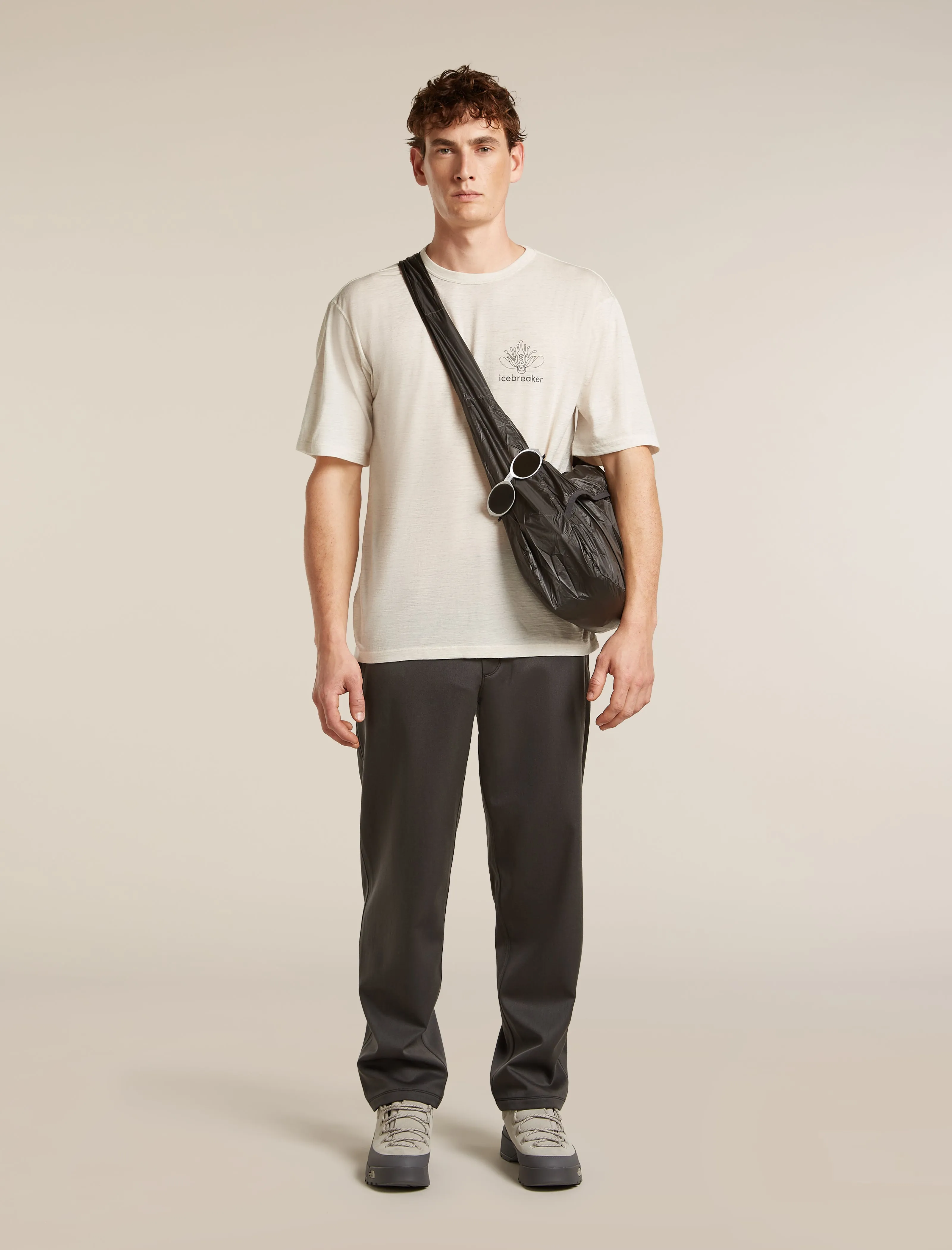 Men's Merino 150 Tech Lite Short Sleeve Relaxed Tee Fern Study sold by Icebreaker product image thumbnail 4