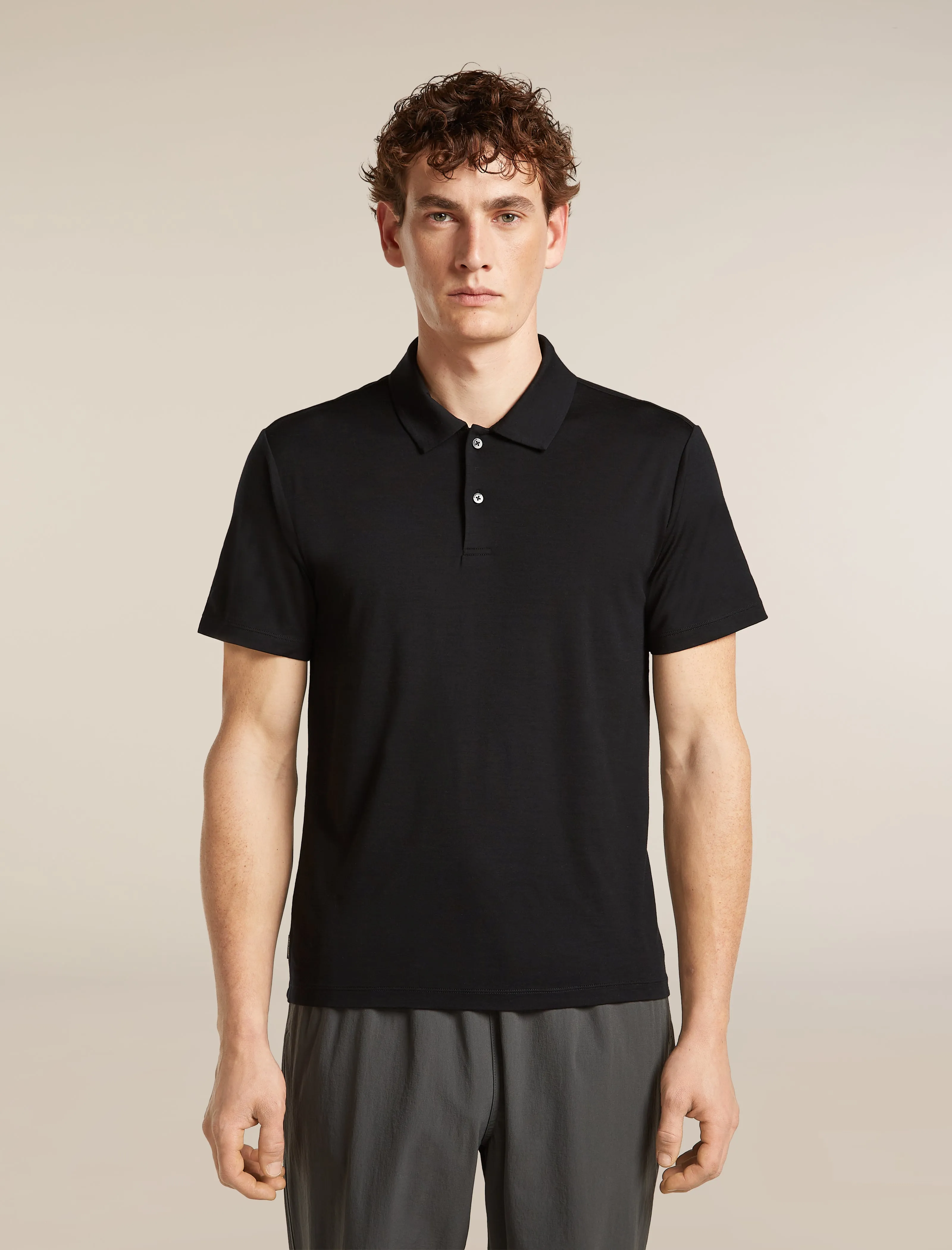 Men's 15.5 MerinoFine™ Short Sleeve Polo sold by Icebreaker