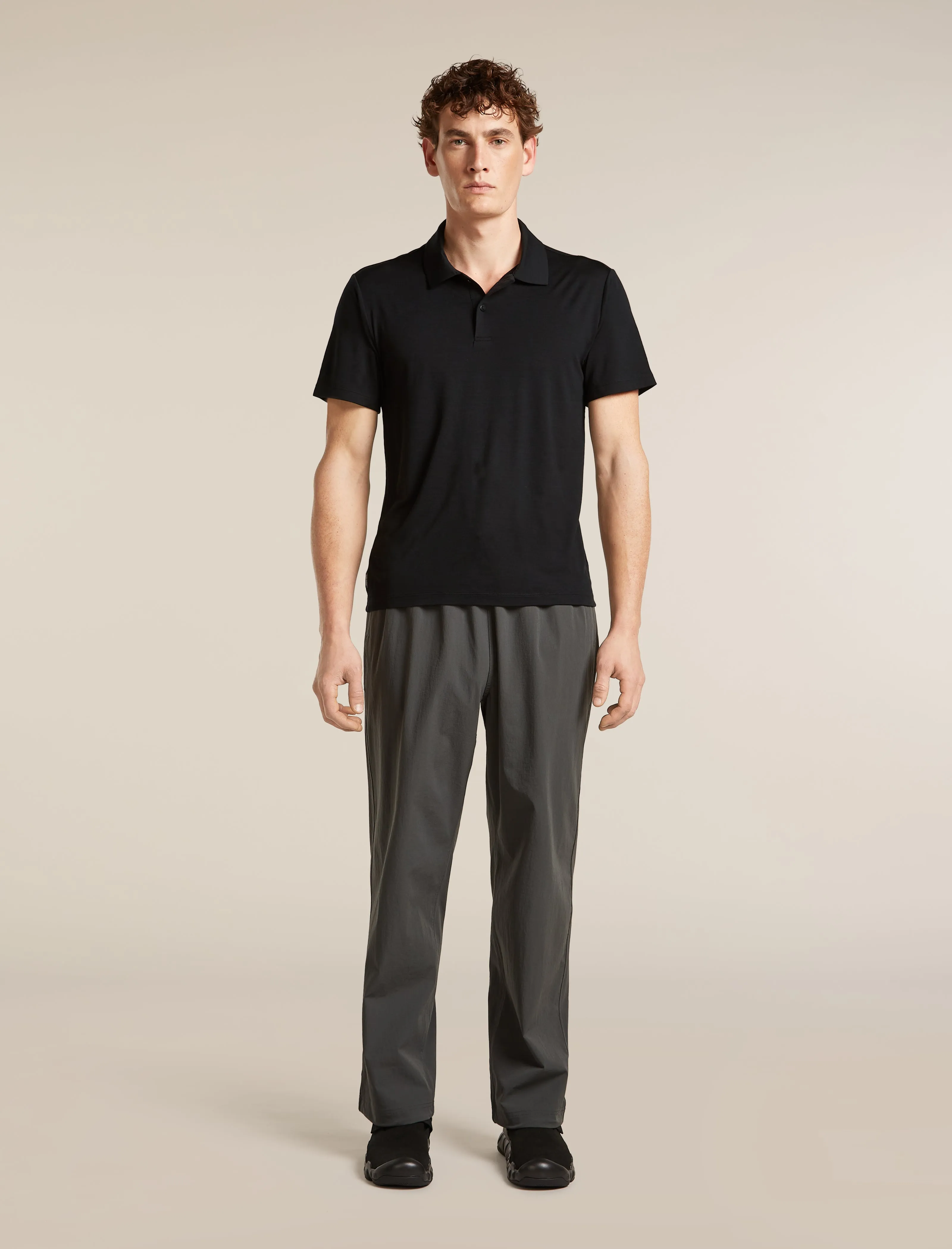 Men's 15.5 MerinoFine™ Short Sleeve Polo sold by Icebreaker product image thumbnail 3