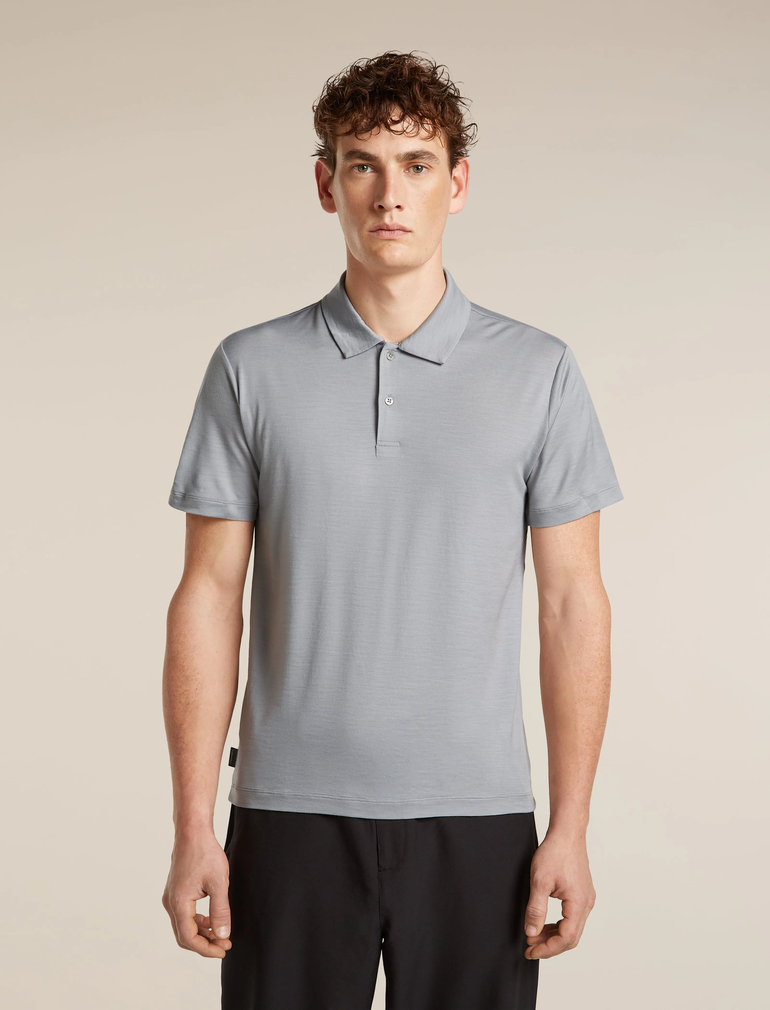 Men's 15.5 MerinoFine™ Short Sleeve Polo sold by Icebreaker