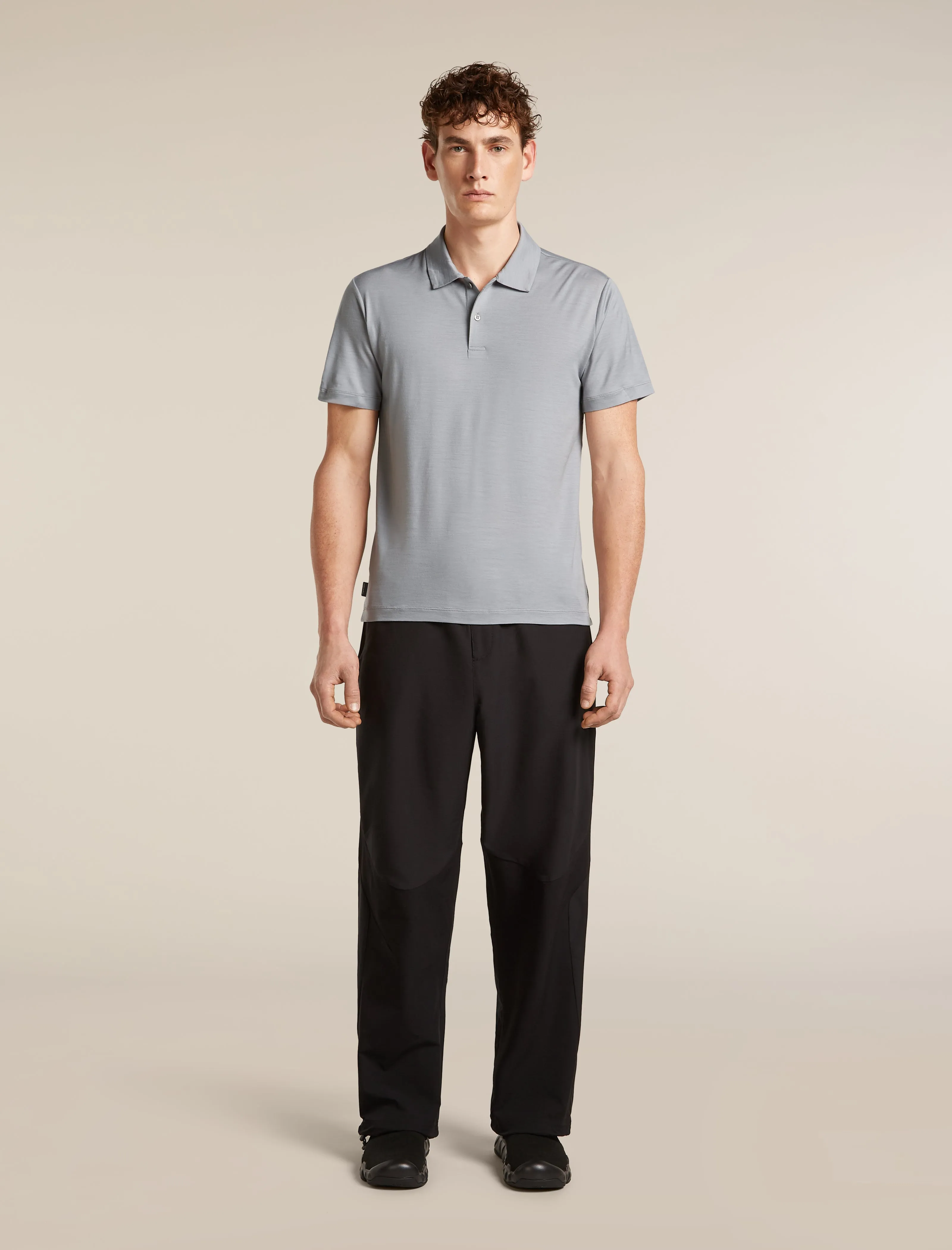 Men's 15.5 MerinoFine™ Short Sleeve Polo sold by Icebreaker product image thumbnail 3