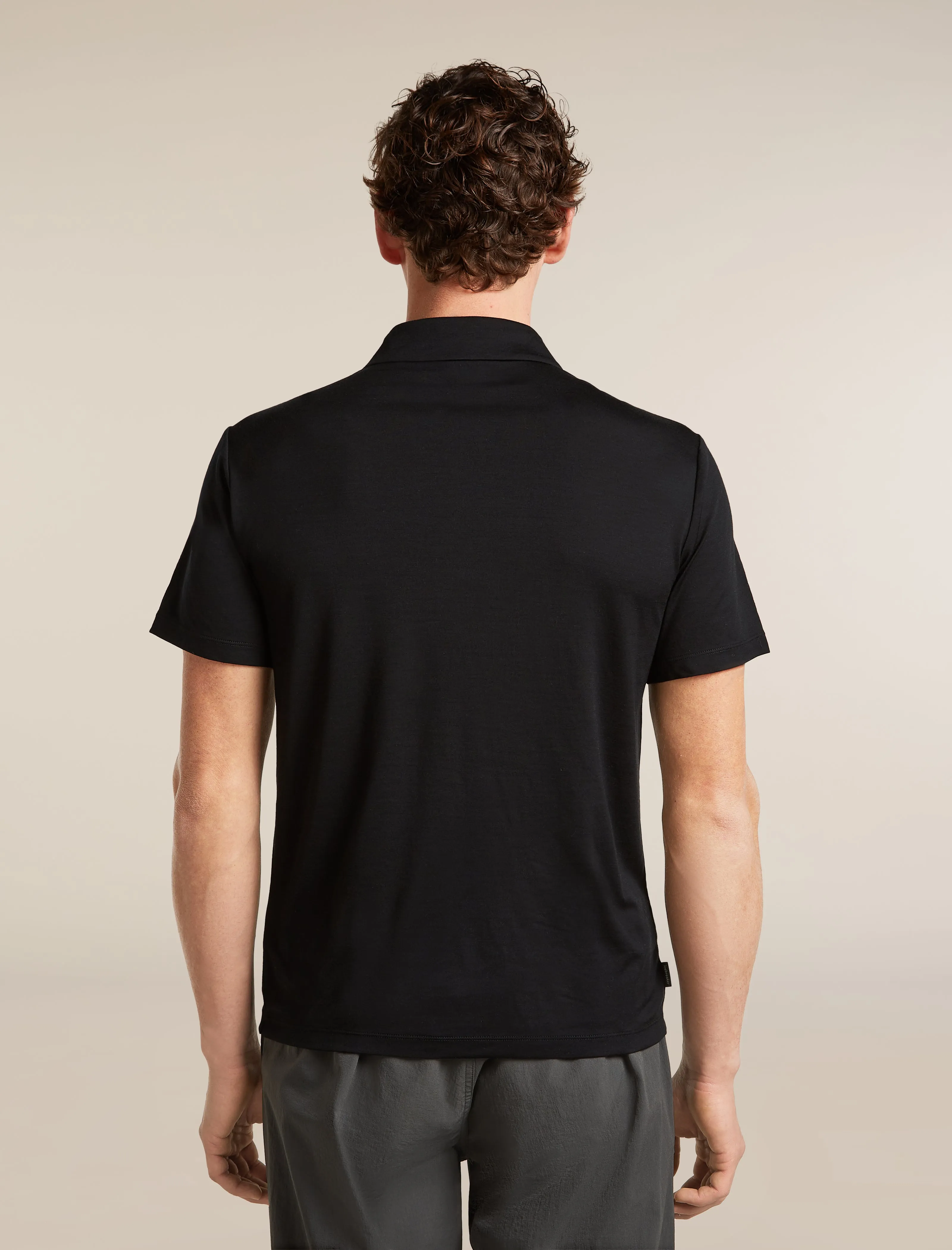 Men's 15.5 MerinoFine™ Short Sleeve Polo sold by Icebreaker product image thumbnail 2