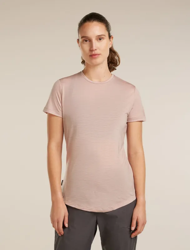 Women's Merino Blend 125 Cool-Lite™ Sphere Short Sleeve Tee made by Icebreaker