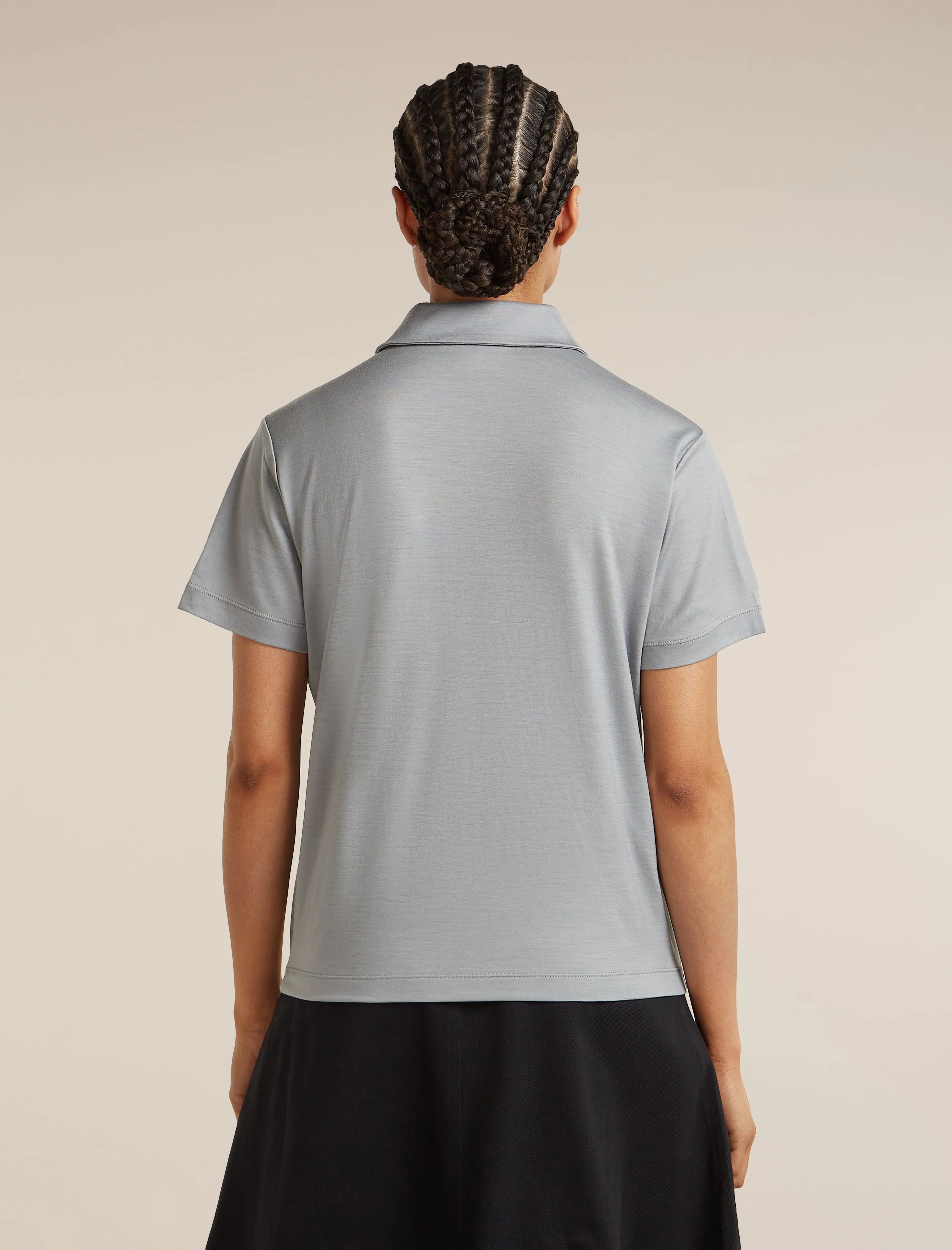 Women's 15.5 MerinoFine™ Short Sleeve Polo sold by Icebreaker product image thumbnail 2