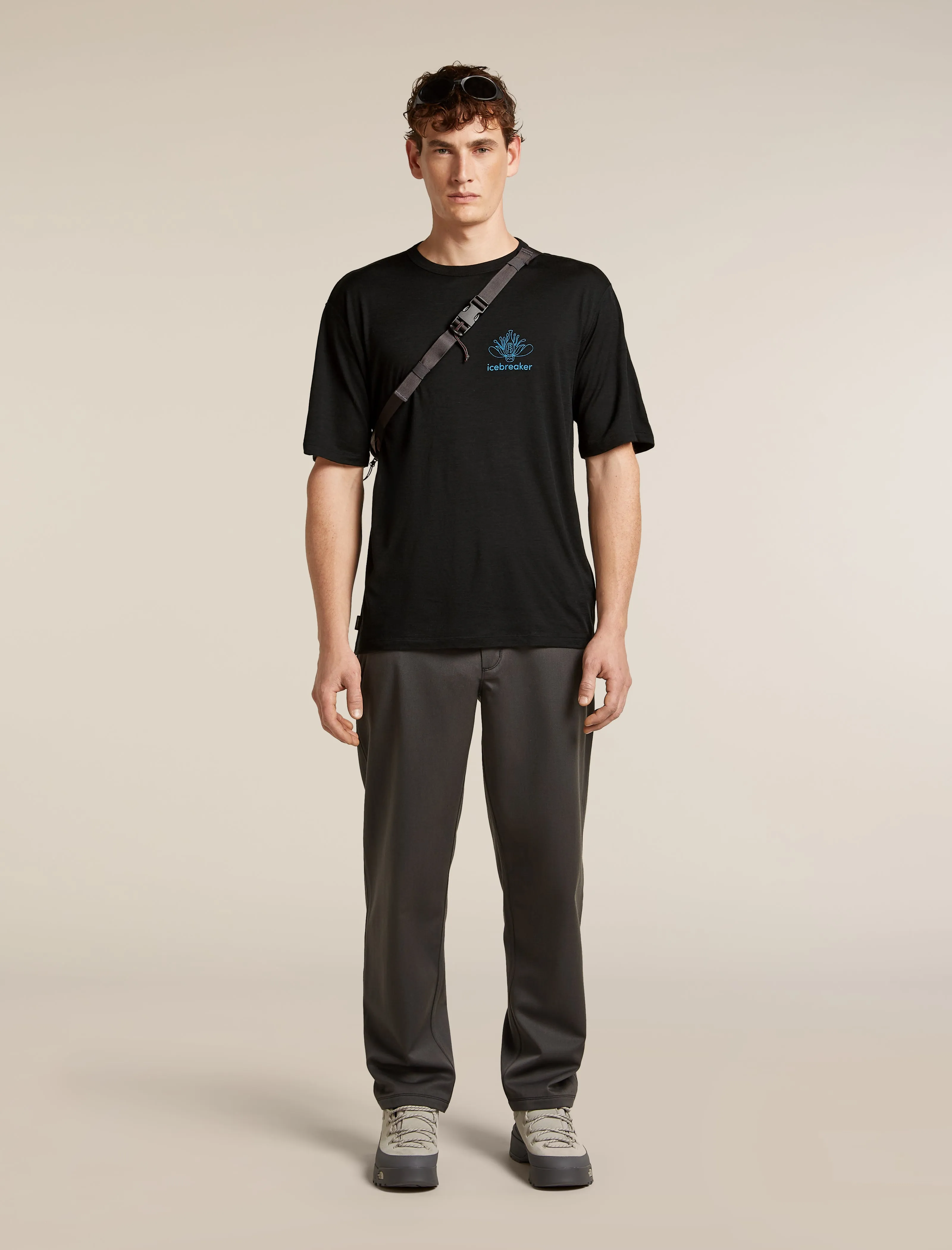 Men's Merino 150 Tech Lite Short Sleeve Relaxed Tee Fern Study sold by Icebreaker product image thumbnail 4