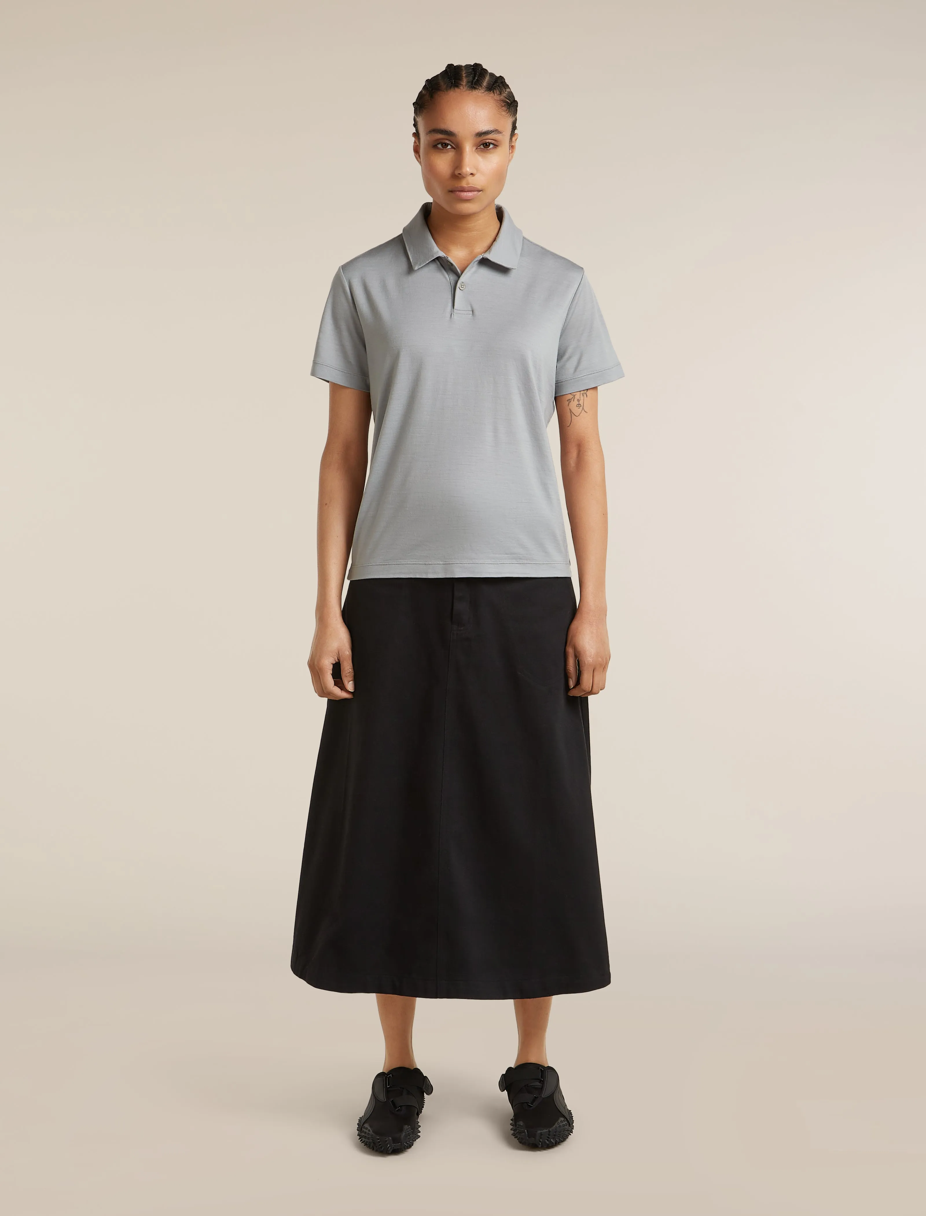 Women's 15.5 MerinoFine™ Short Sleeve Polo sold by Icebreaker product image thumbnail 3