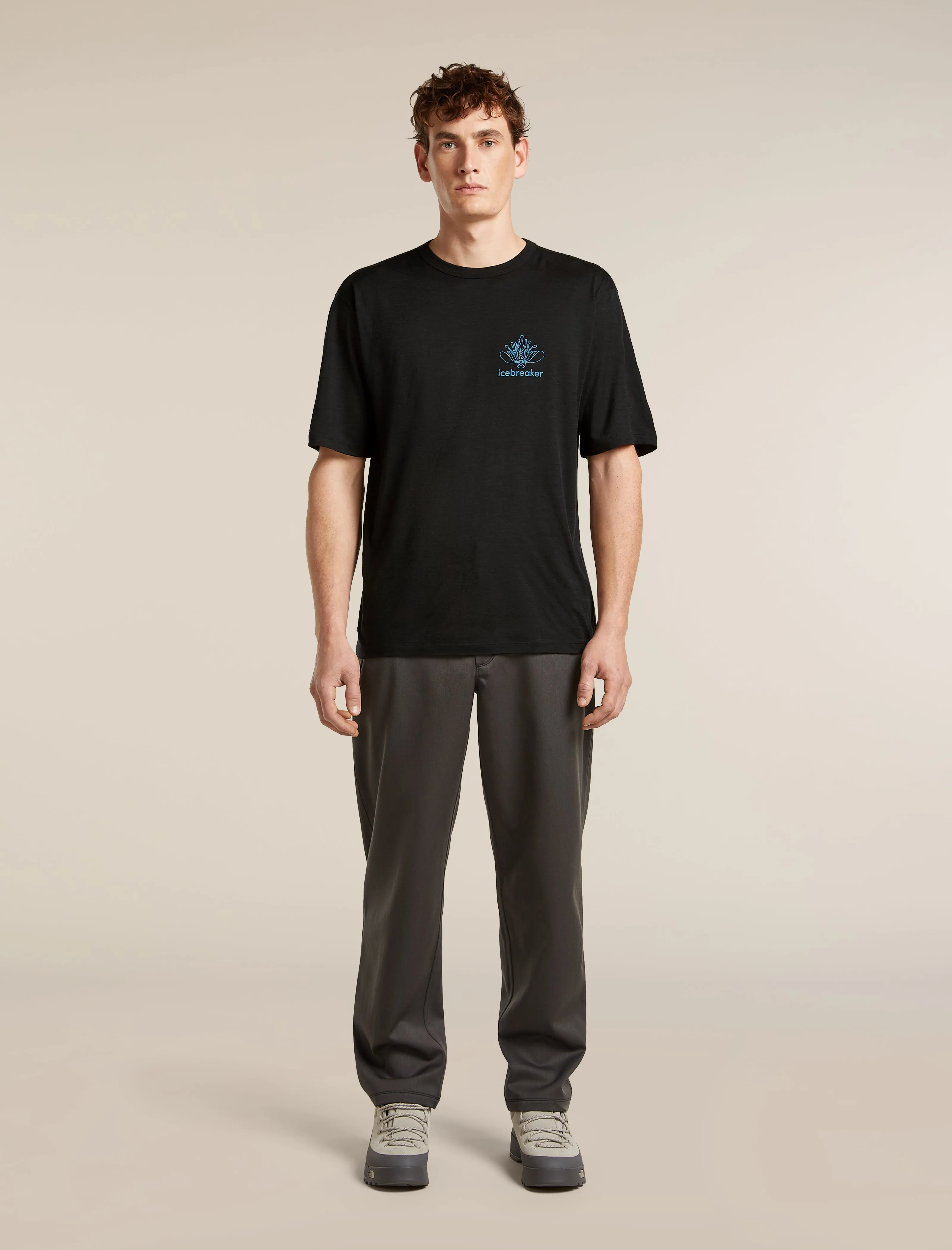 Men's Merino 150 Tech Lite Short Sleeve Relaxed Tee Fern Study sold by Icebreaker product image thumbnail 3