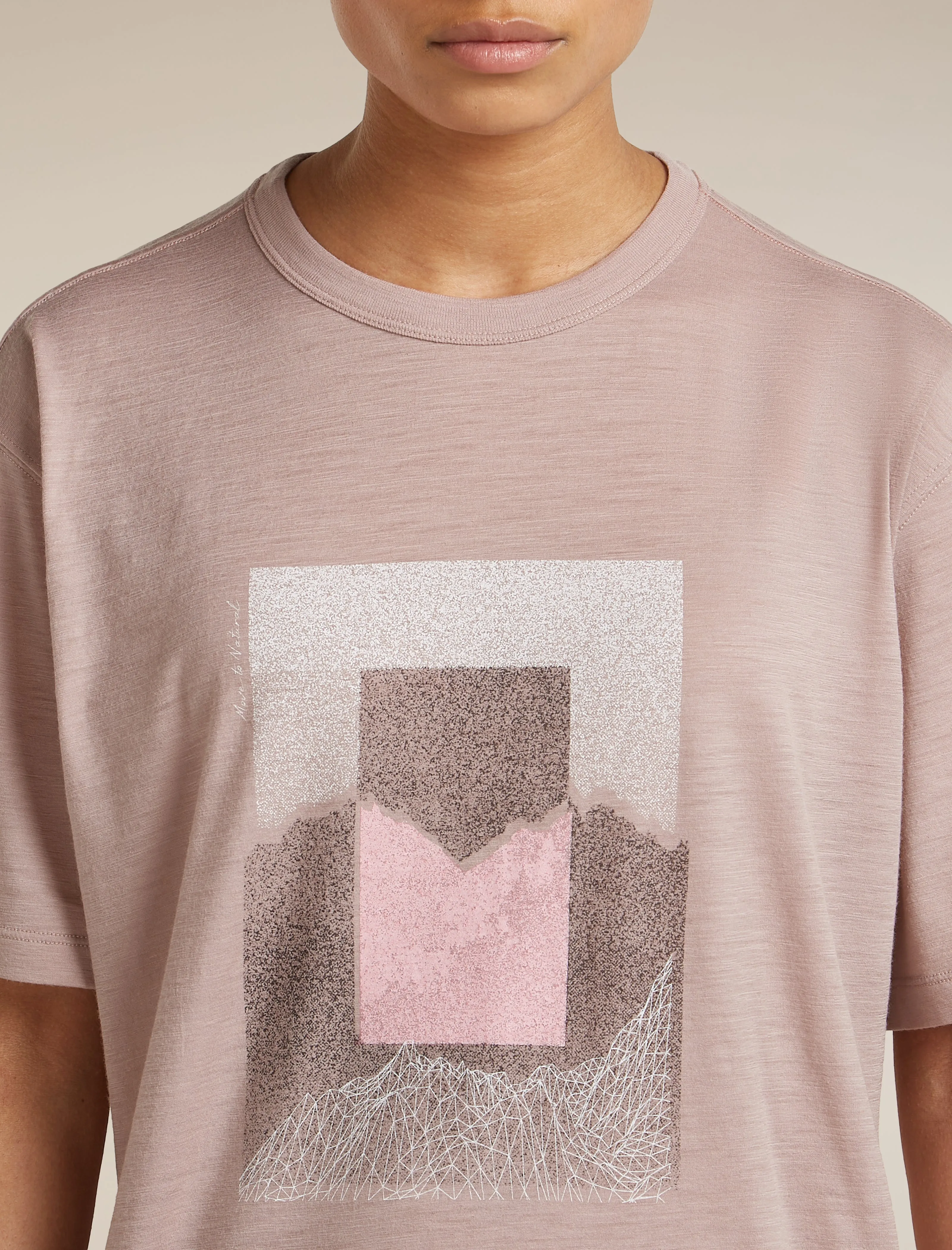 Women's Merino 150 Tech Lite Short Sleeve Relaxed Tee Mountain Shift sold by Icebreaker product image thumbnail 5