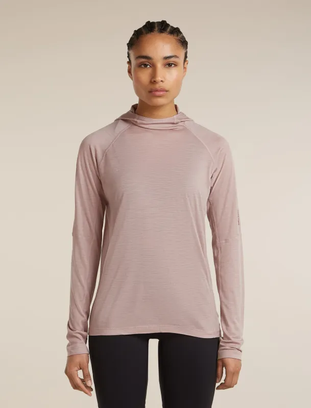 Women's 150 MerinoFine™ Ace Long Sleeve Hoodie made by Icebreaker