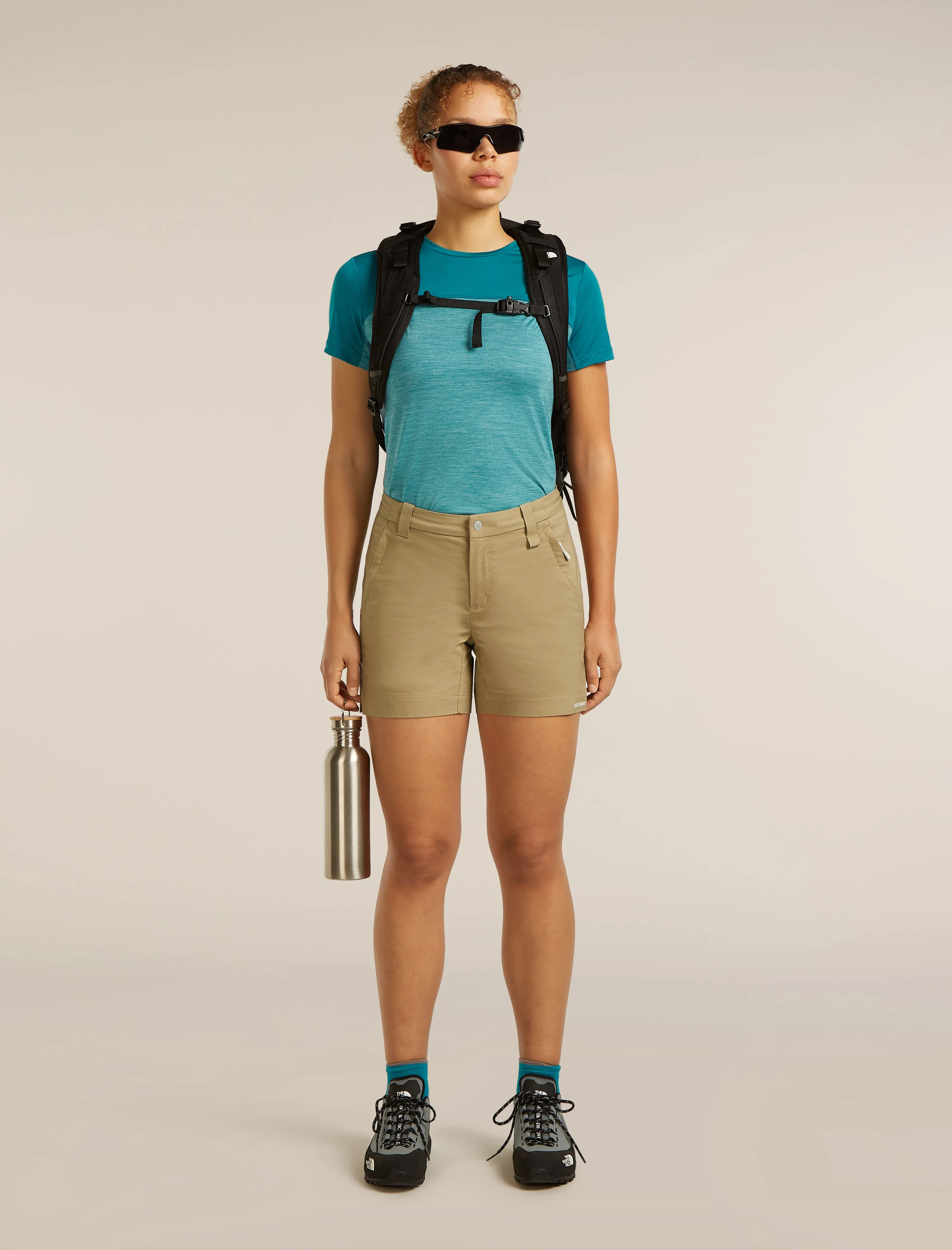 Women's Merino Blend Elevation Stretch 5" Shorts sold by Icebreaker product image thumbnail 4