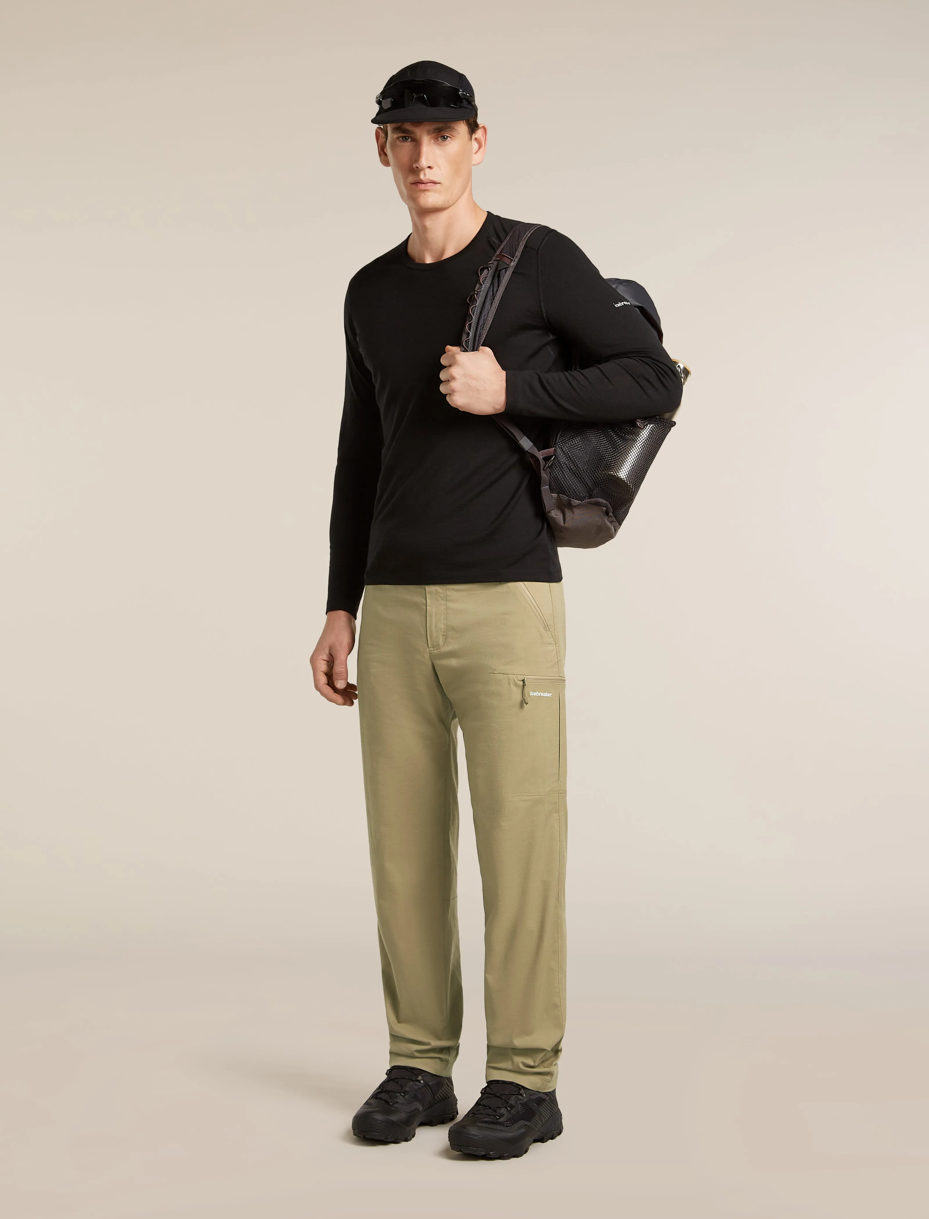 Men's Merino Blend Elevation Stretch Pants sold by Icebreaker product image thumbnail 4