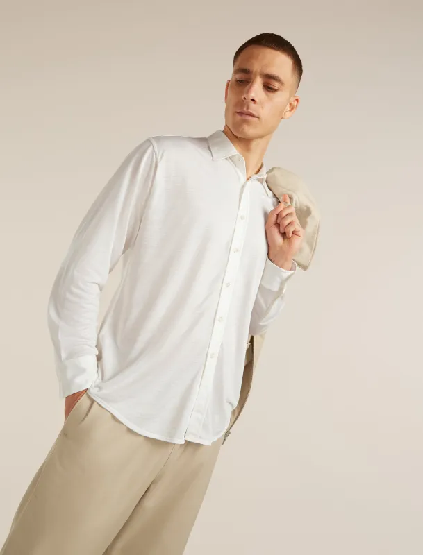 Unisex Merino Blend 125 Cool-Lite™ Long Sleeve Shirt made by Icebreaker