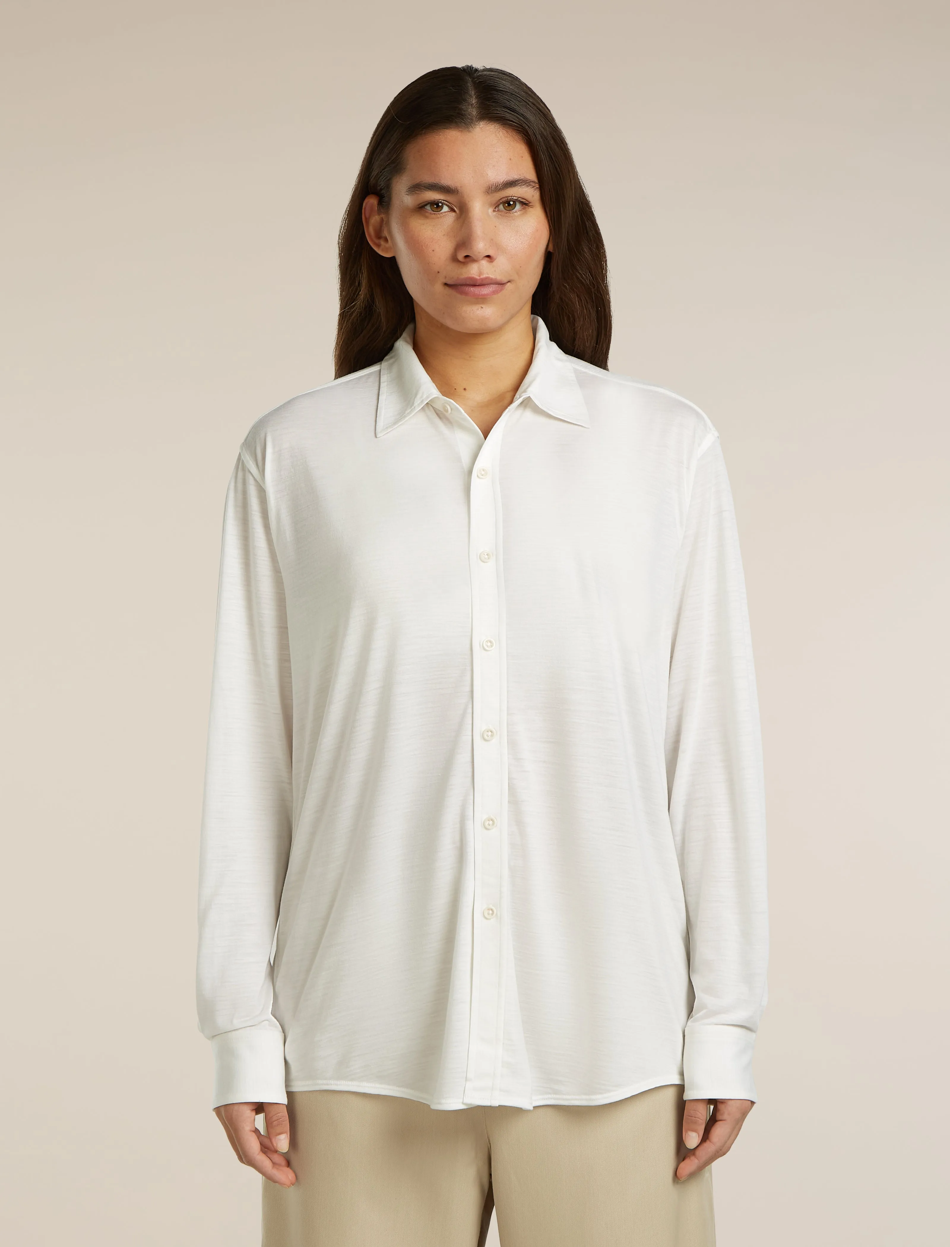 Unisex Merino Blend 125 Cool-Lite™ Long Sleeve Shirt sold by Icebreaker product image thumbnail 4