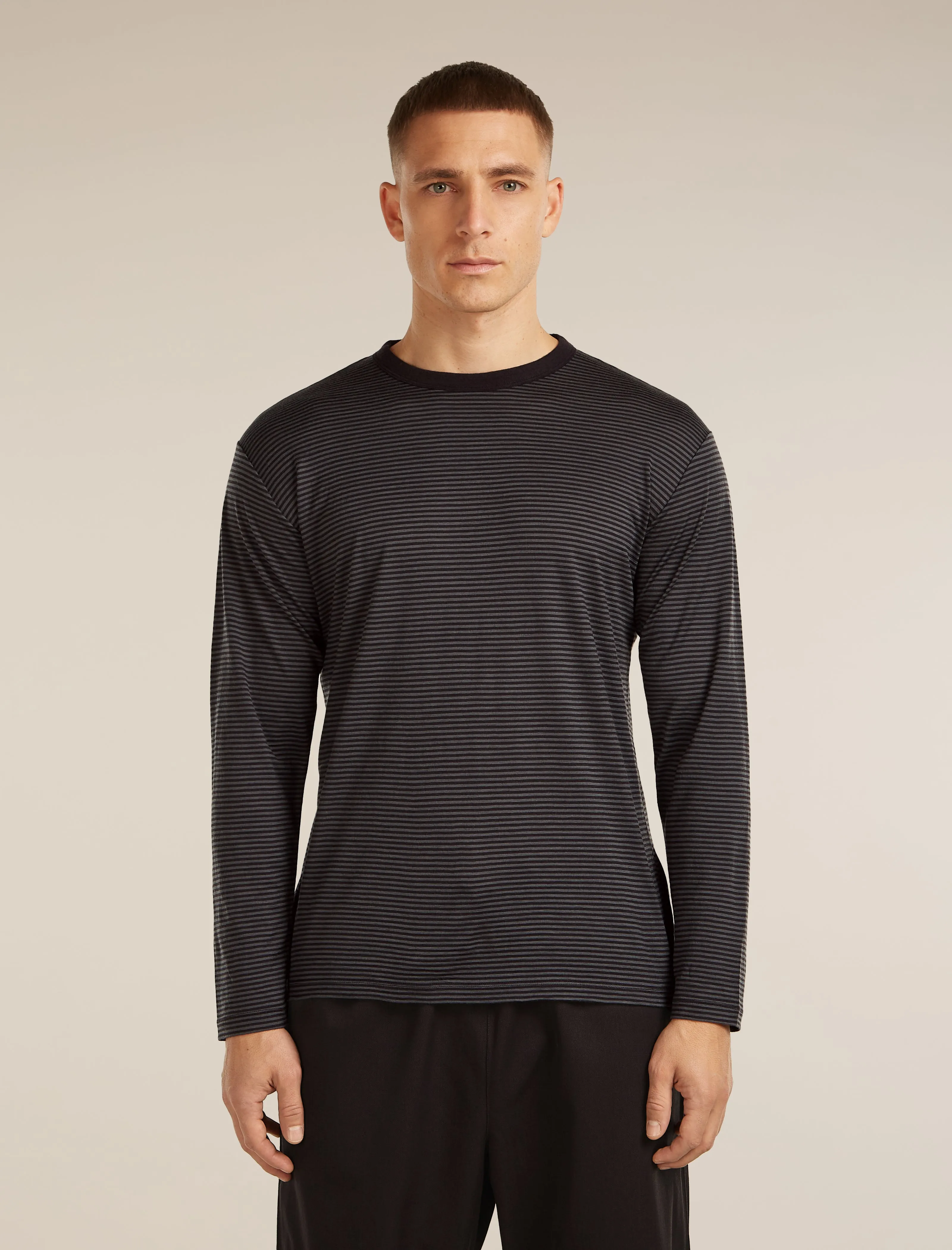 Unisex Merino 150 Long Sleeve Tee Stripe sold by Icebreaker product image thumbnail 2