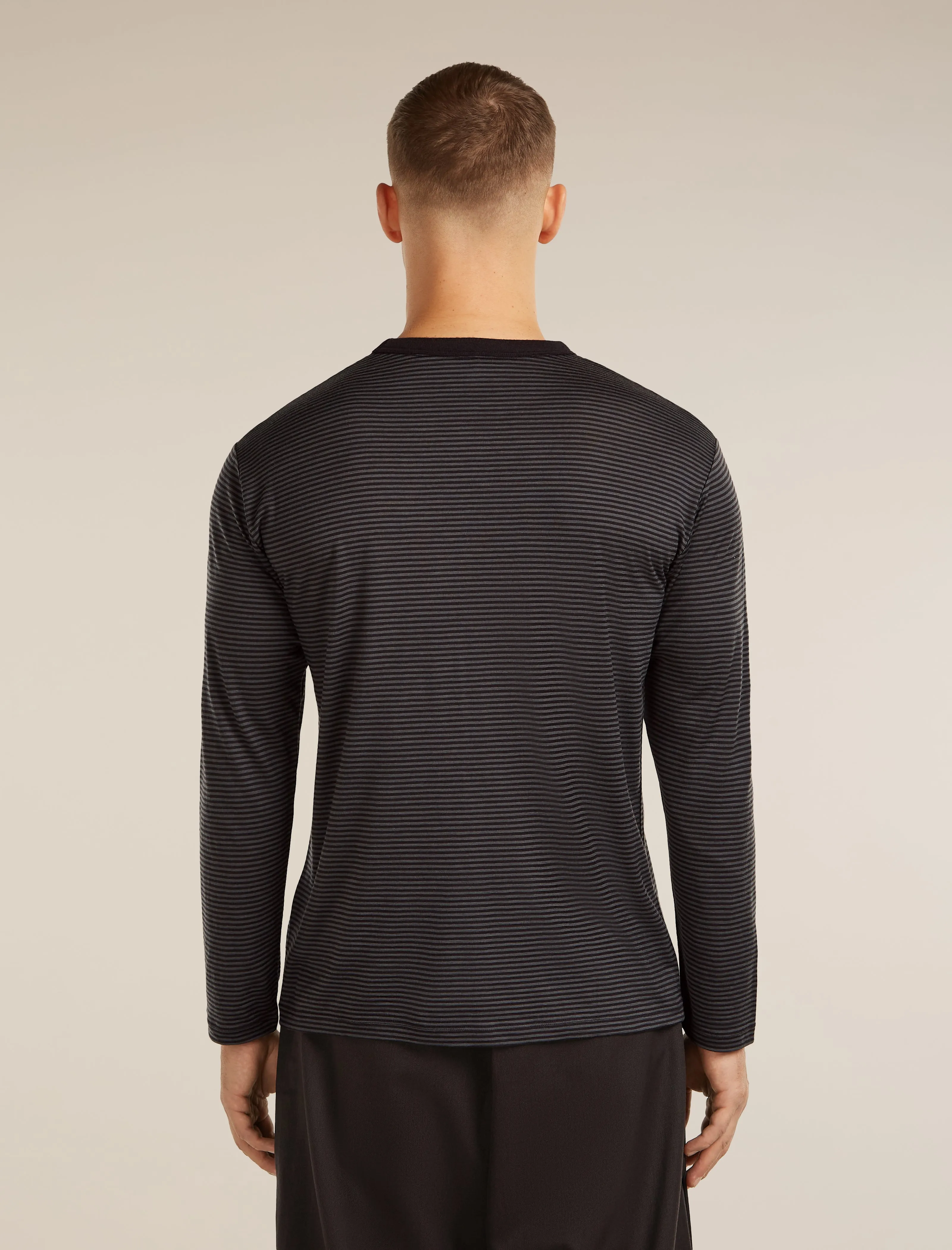 Unisex Merino 150 Long Sleeve Tee Stripe sold by Icebreaker product image thumbnail 4
