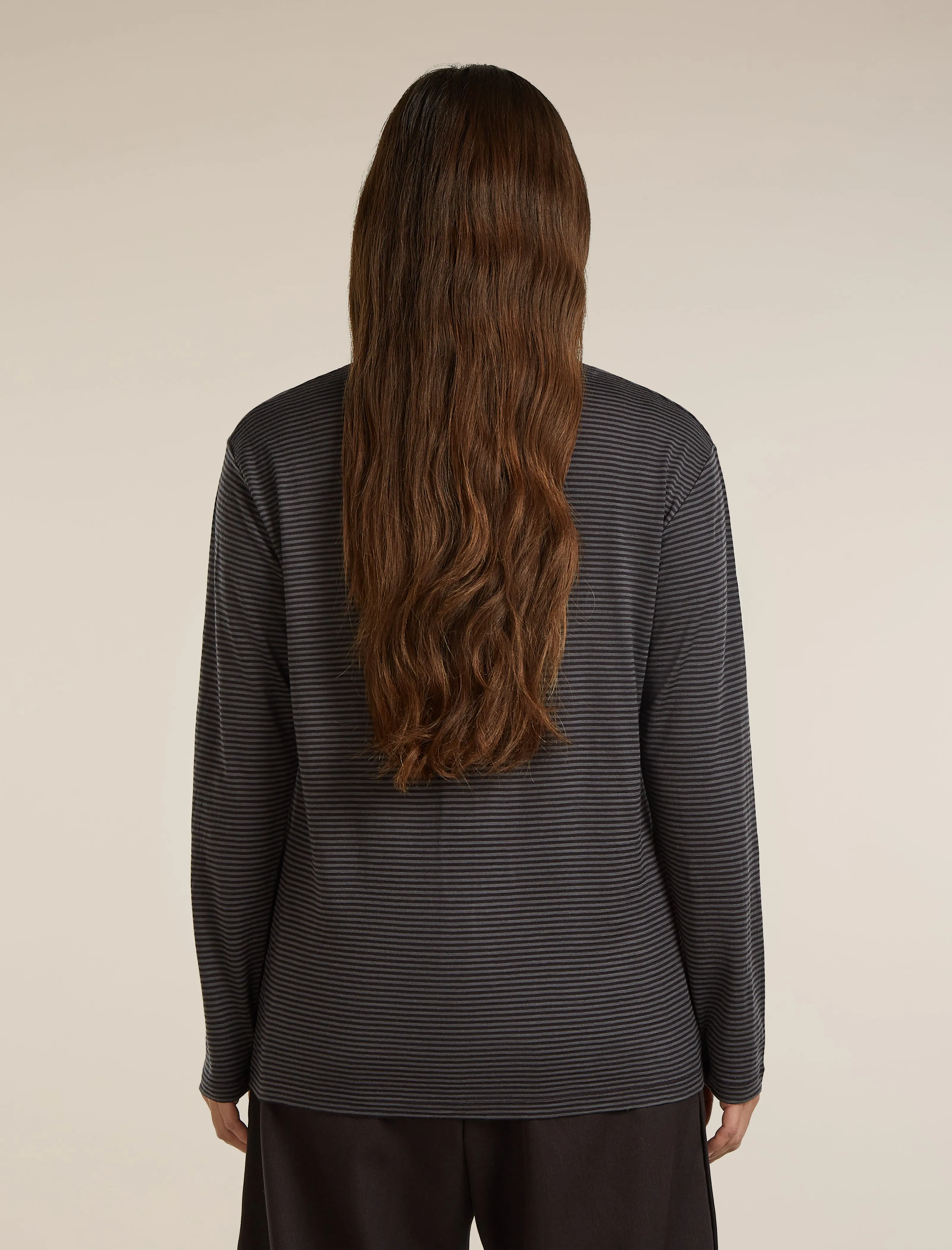 Unisex Merino 150 Long Sleeve Tee Stripe sold by Icebreaker product image thumbnail 5