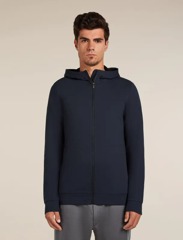 Men's Central Classic Long Sleeve Zip Hoodie made by Icebreaker