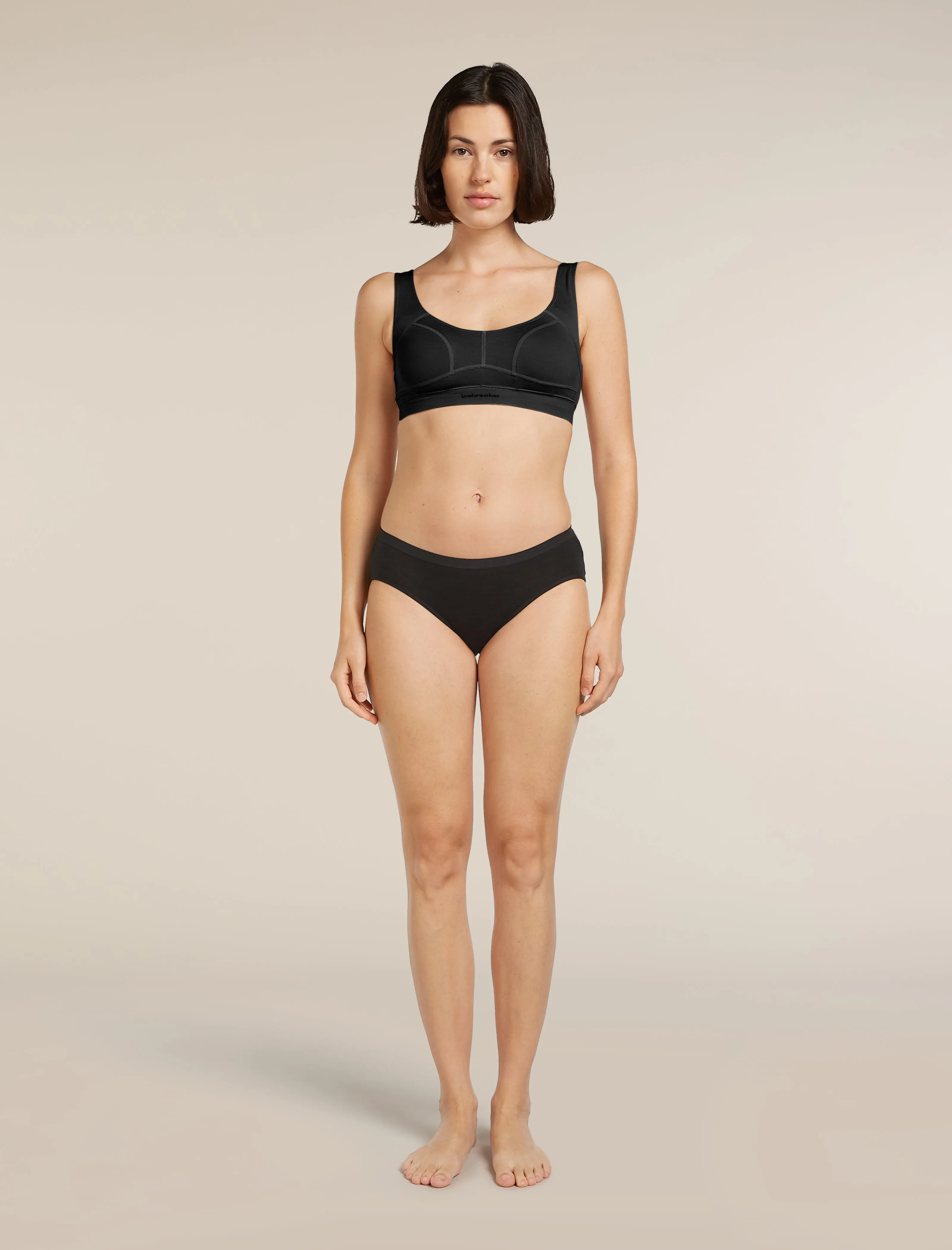 Women's Merino Queens Clasp Bra sold by Icebreaker product image thumbnail 3