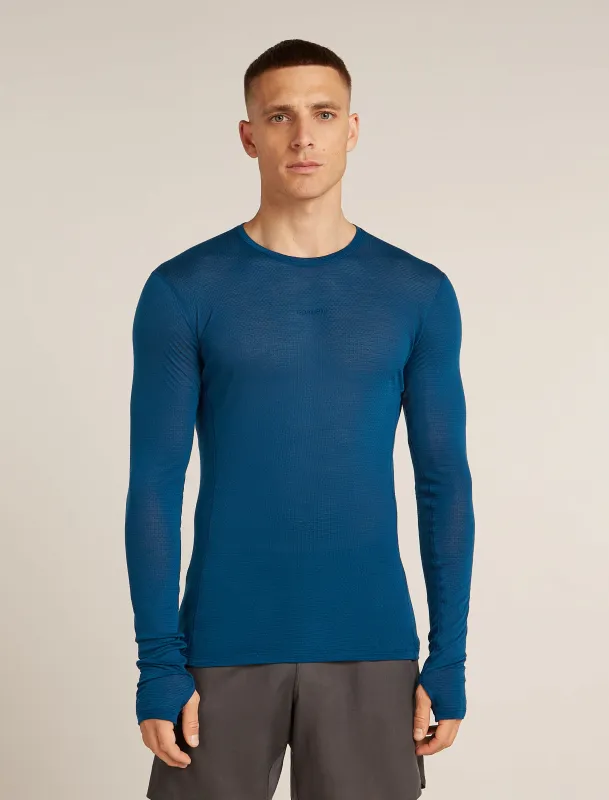 Merino Blend 75 Cool-Lite™ Featherlight™ Long Sleeve Crewe Thermal Top made by Icebreaker