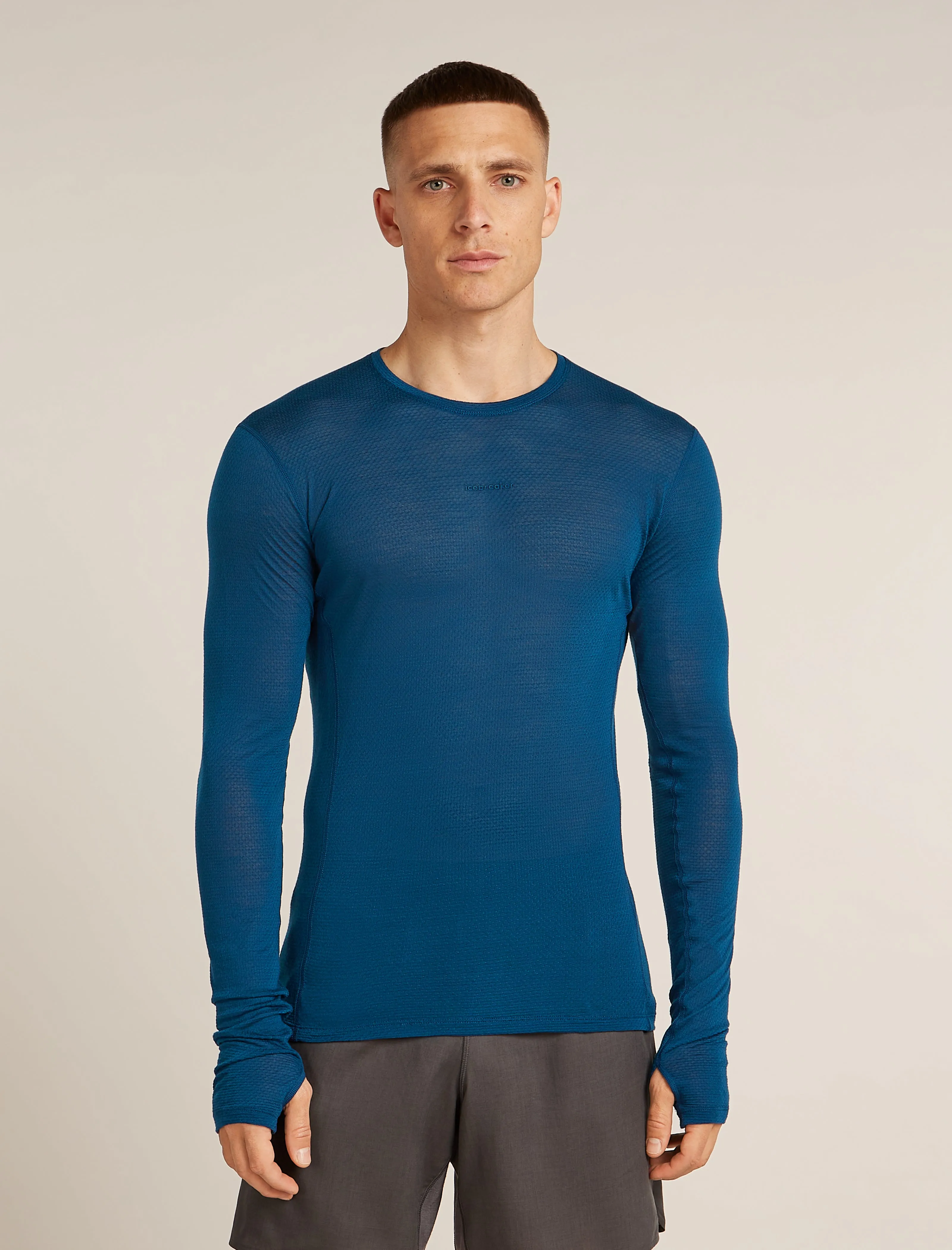 Merino Blend 75 Cool-Lite™ Featherlight™ Long Sleeve Crewe Thermal Top sold by Icebreaker