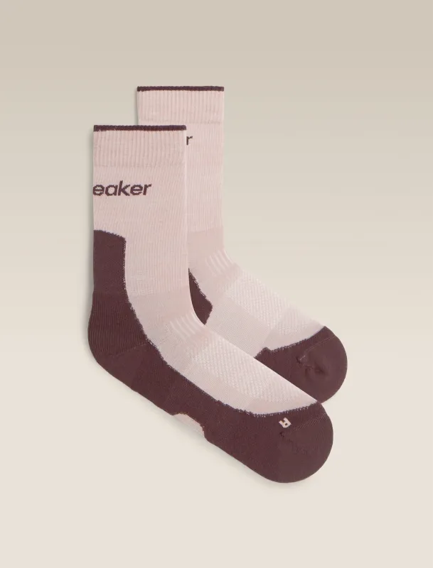Women's Merino Hike+ Light Crew Socks made by Icebreaker