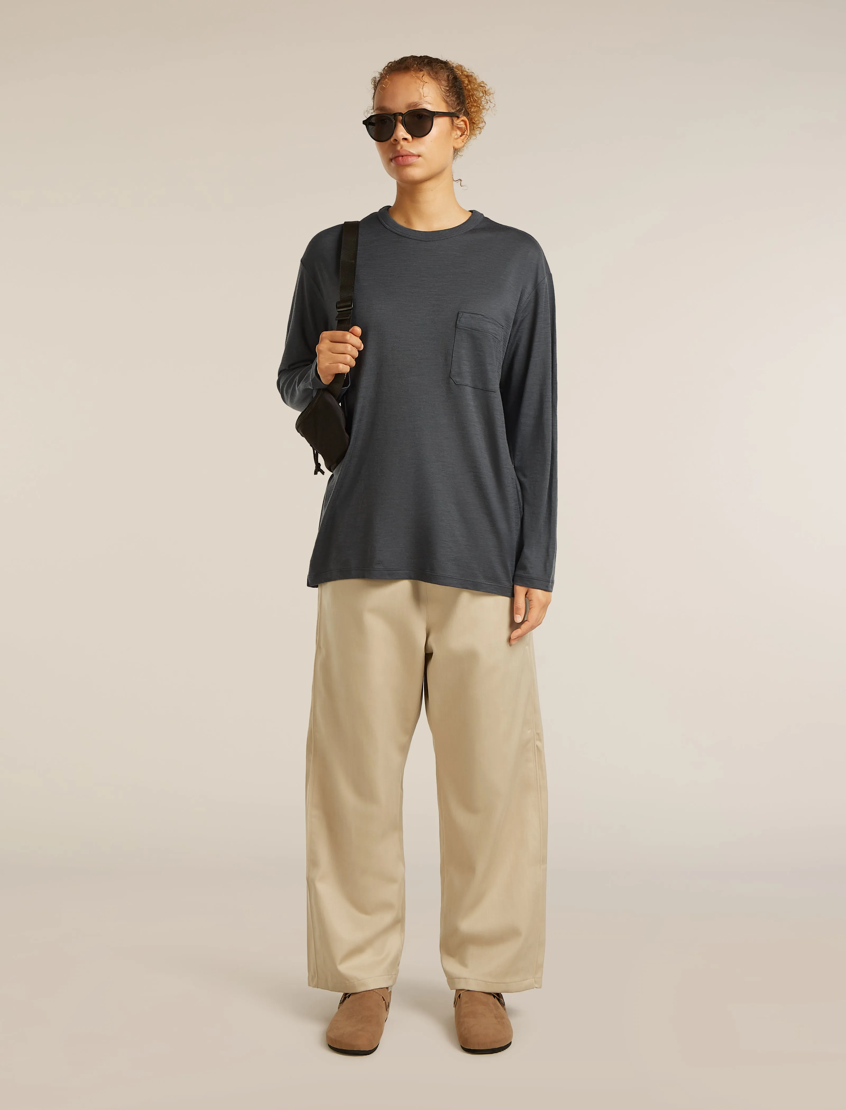 Unisex Merino 150 Long Sleeve Pocket Tee sold by Icebreaker product image thumbnail 2