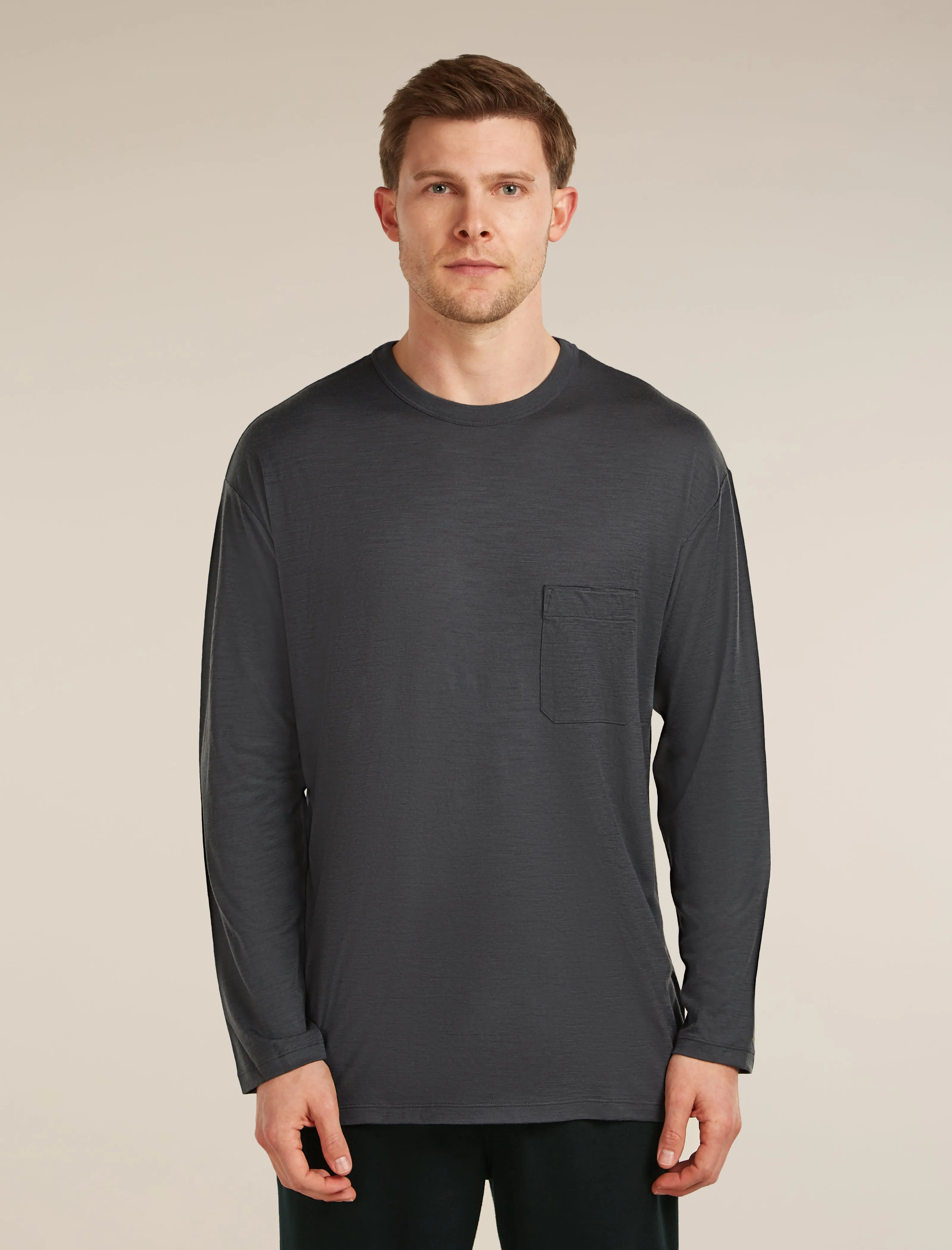 Unisex Merino 150 Long Sleeve Pocket Tee sold by Icebreaker product image thumbnail 3